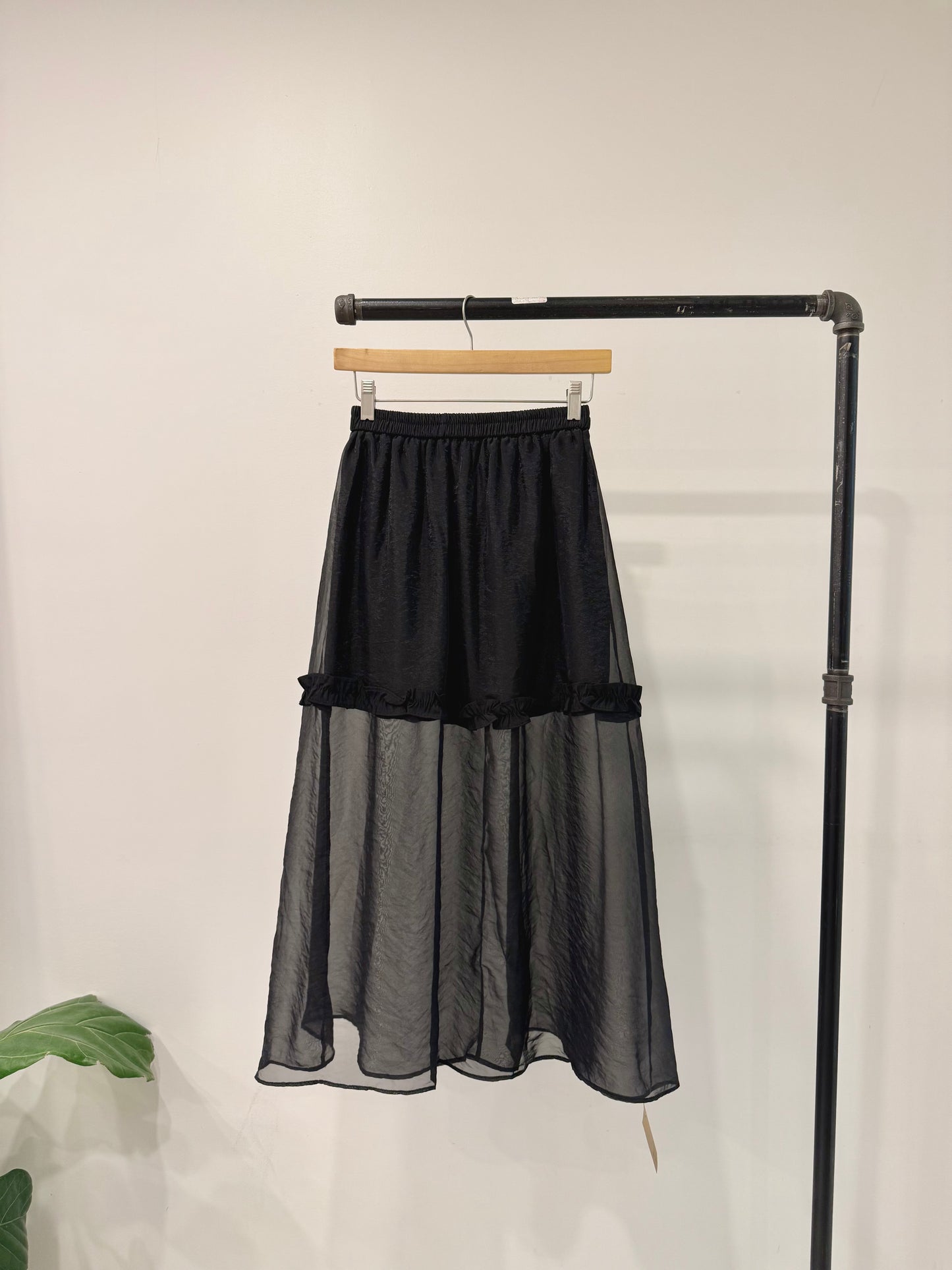 DANI Sheer maxi skirt