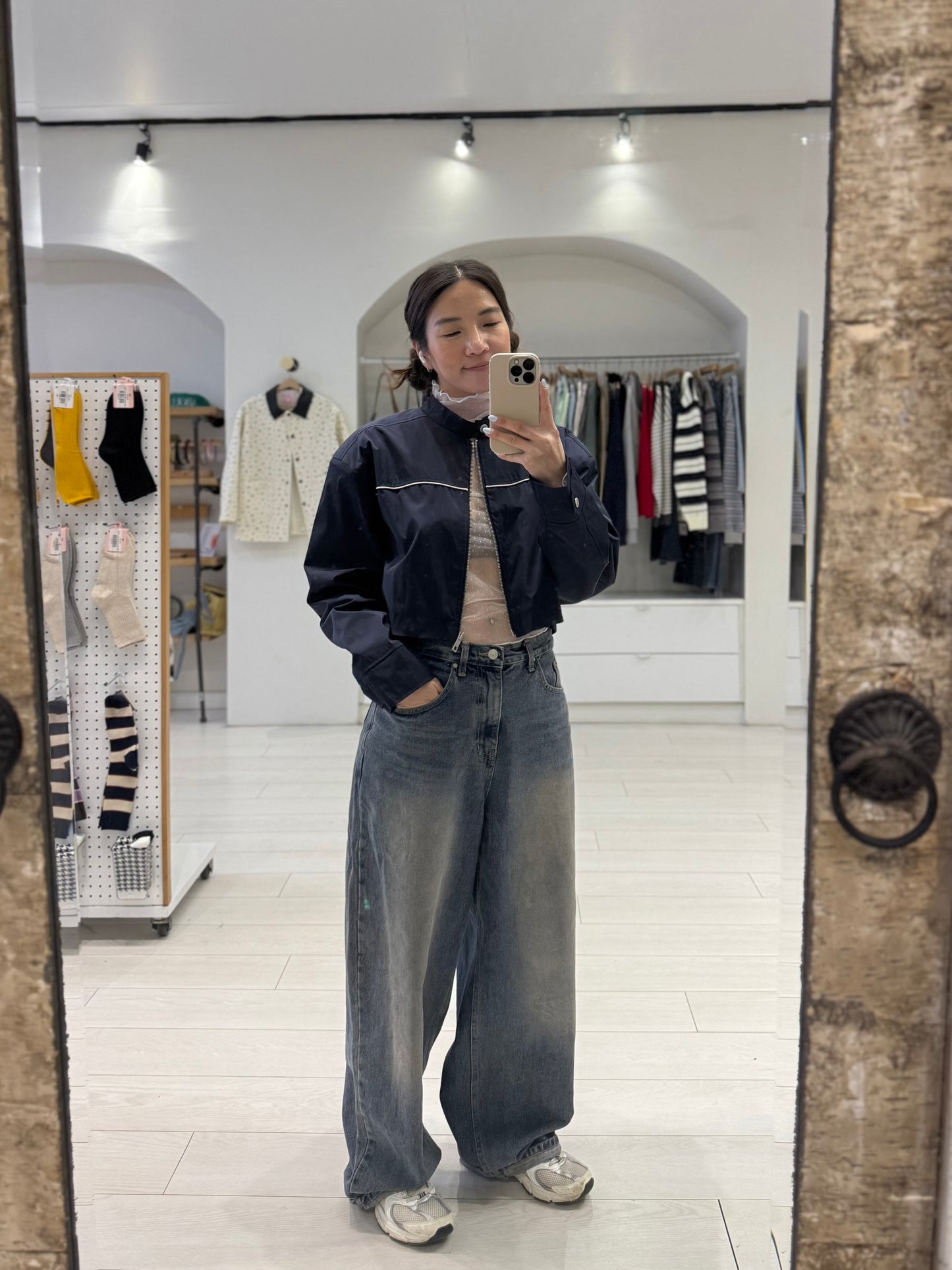 FEDER Cropped windbreaker