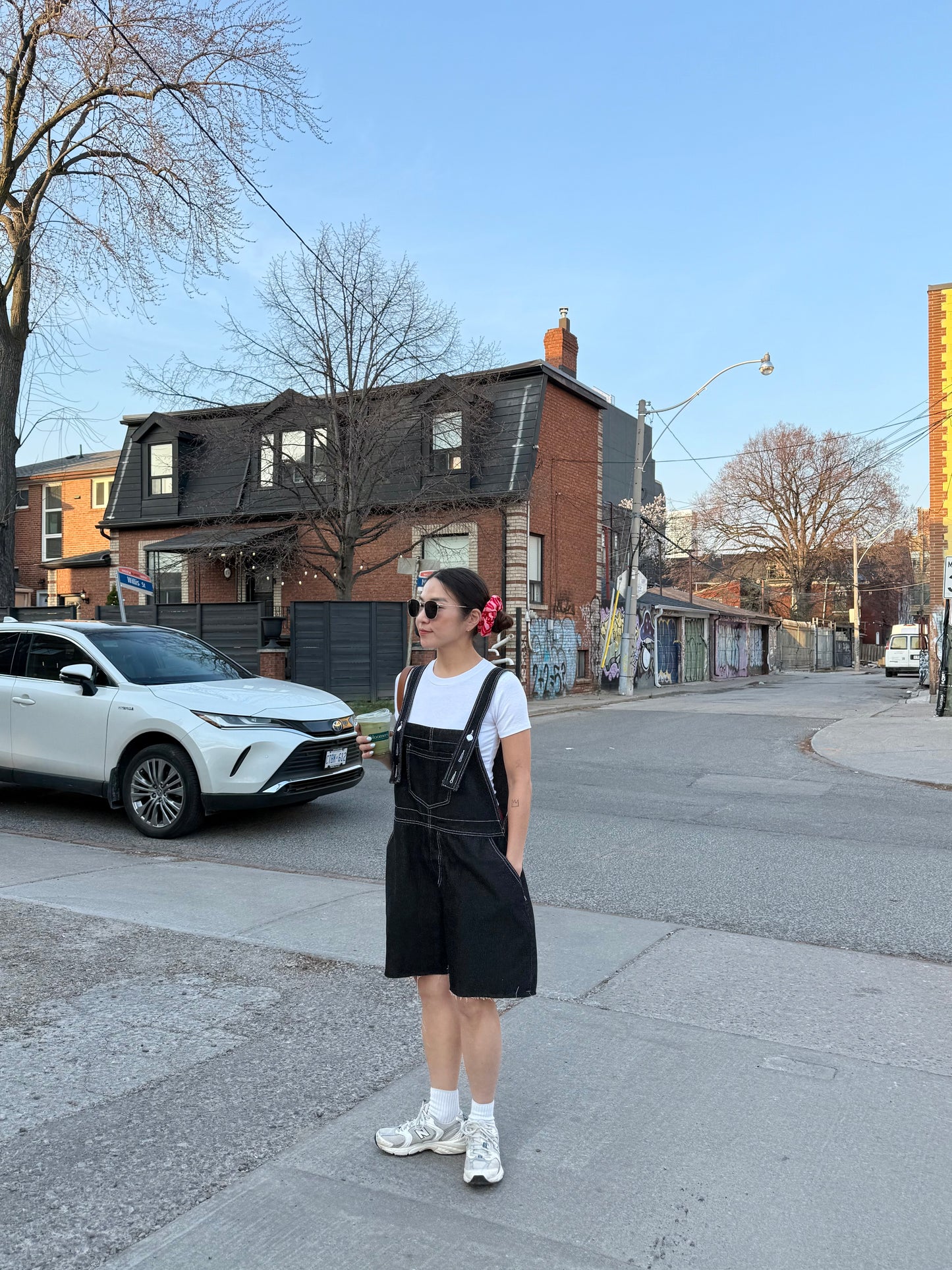 CHOP Raw denim shortalls