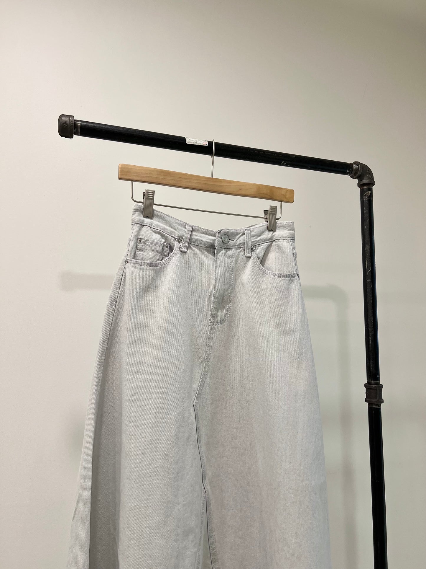 NAIM Faded jean skirt