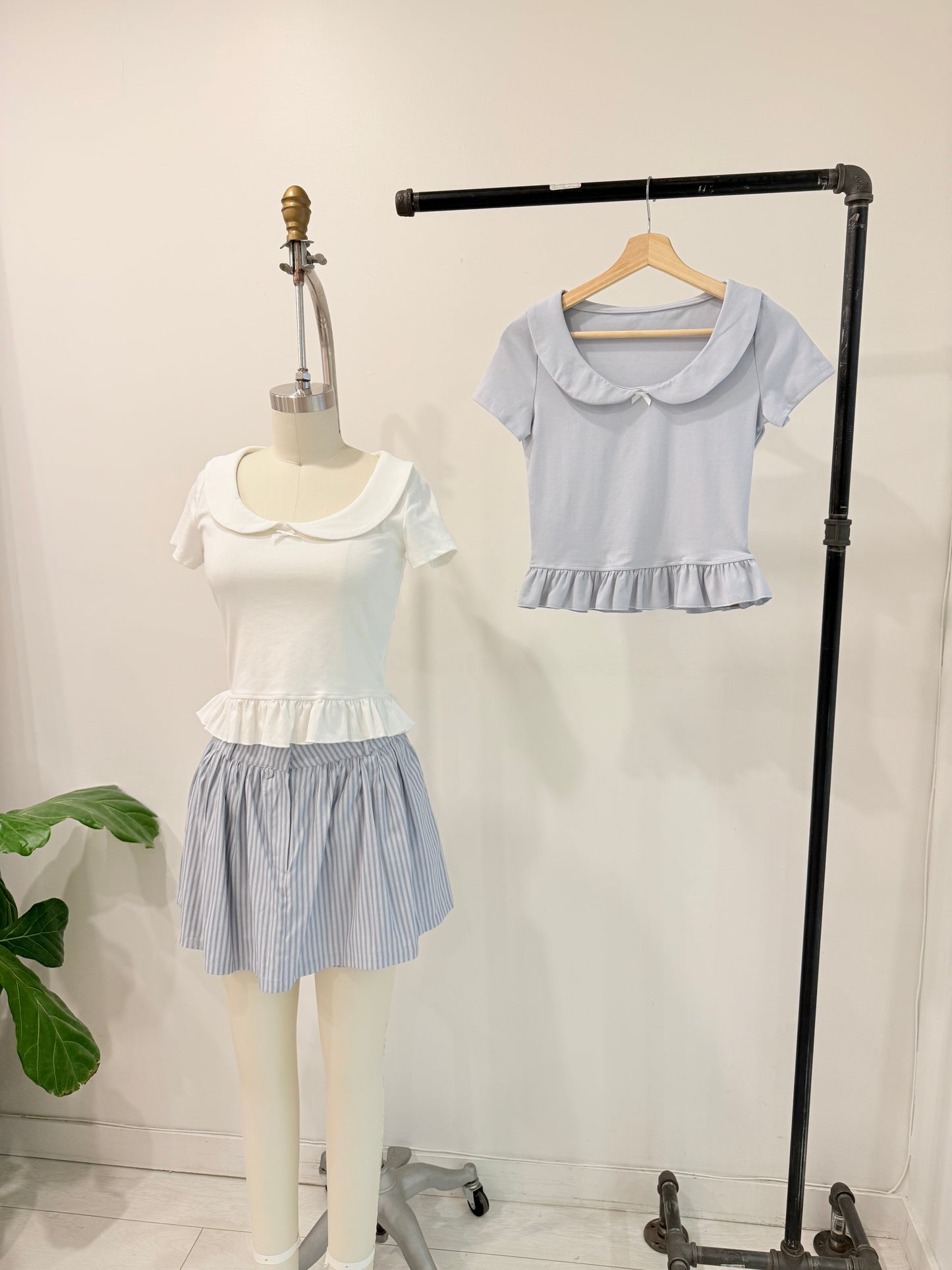 BODA Peterpan collar top