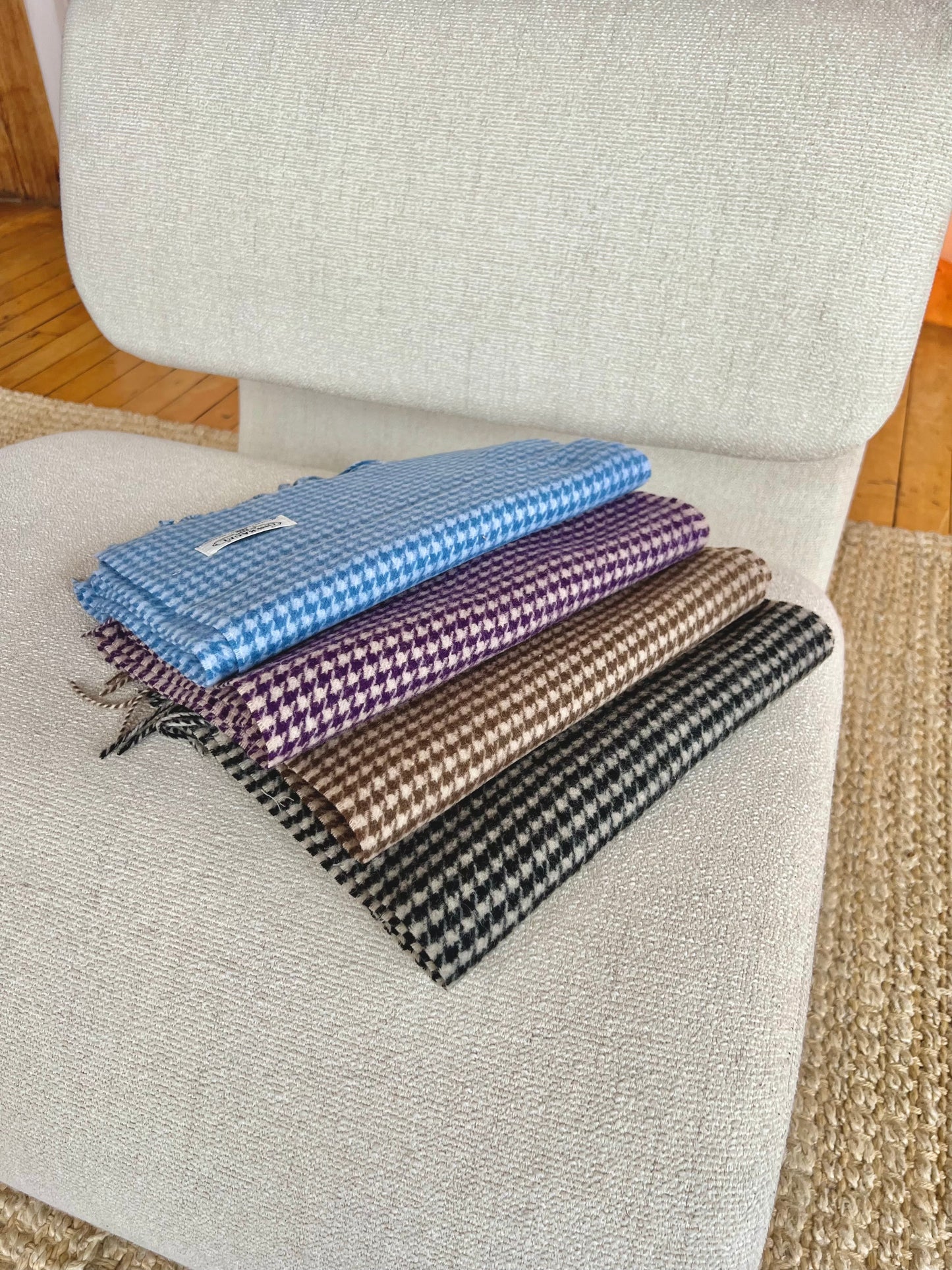 TOSS Glen plaid wool scarf