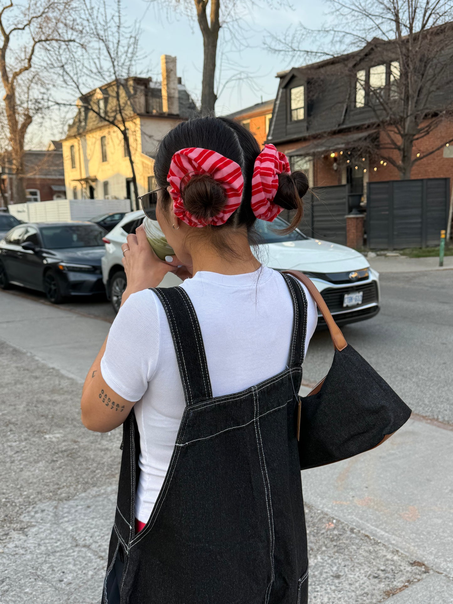 SENTY Stripe scrunchies