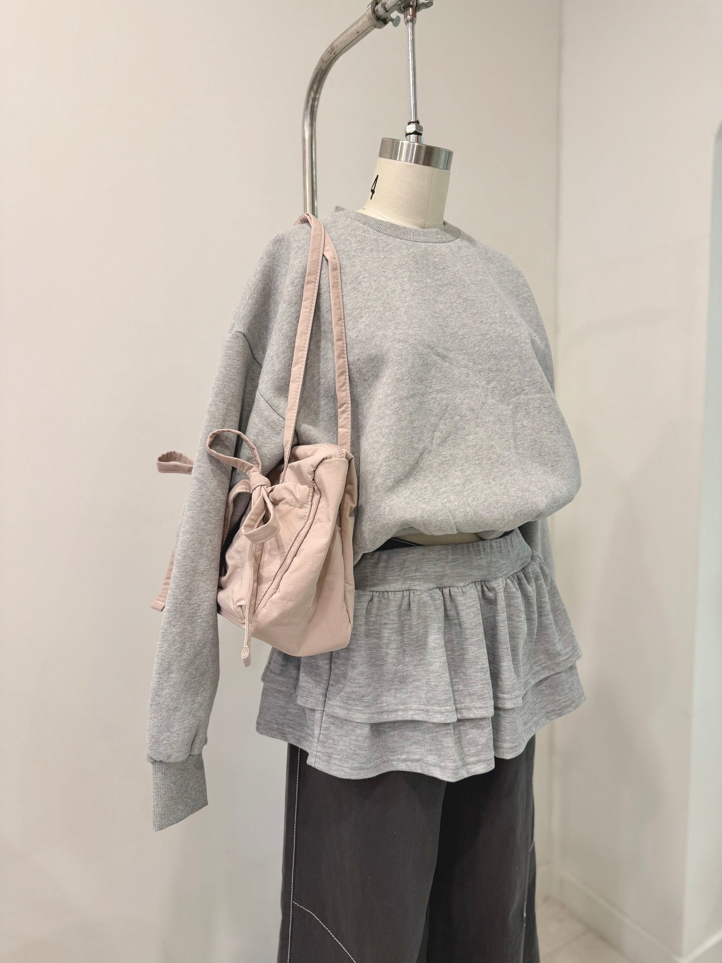 FREN Micro tiered skirt