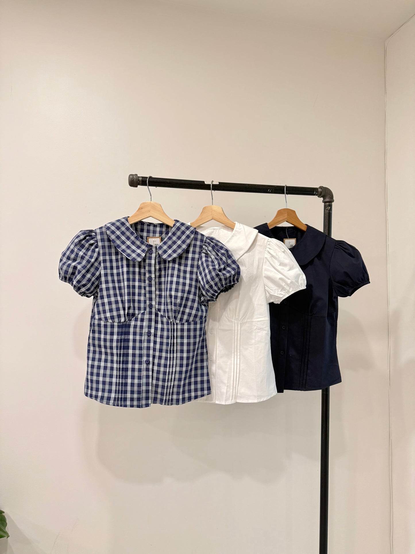 CALLIE Pintuck shirt