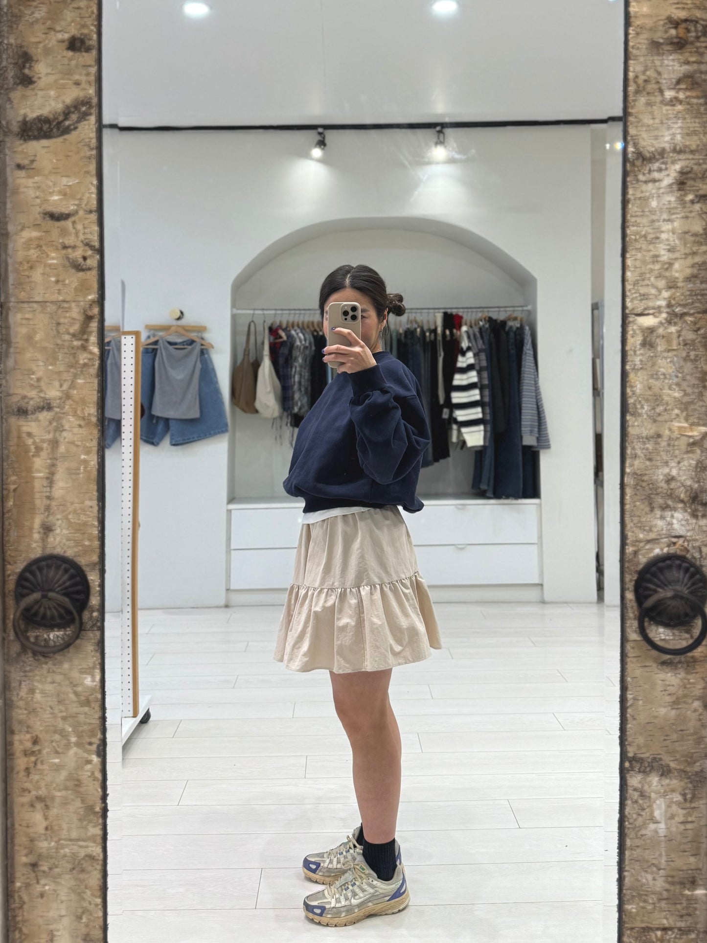 CELLO Tiered mini skirt