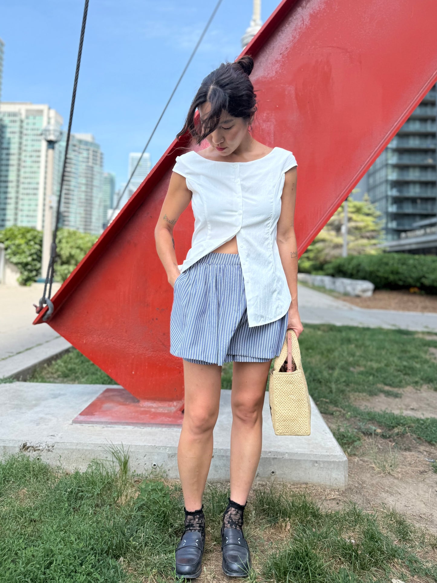 ADA Striped skort