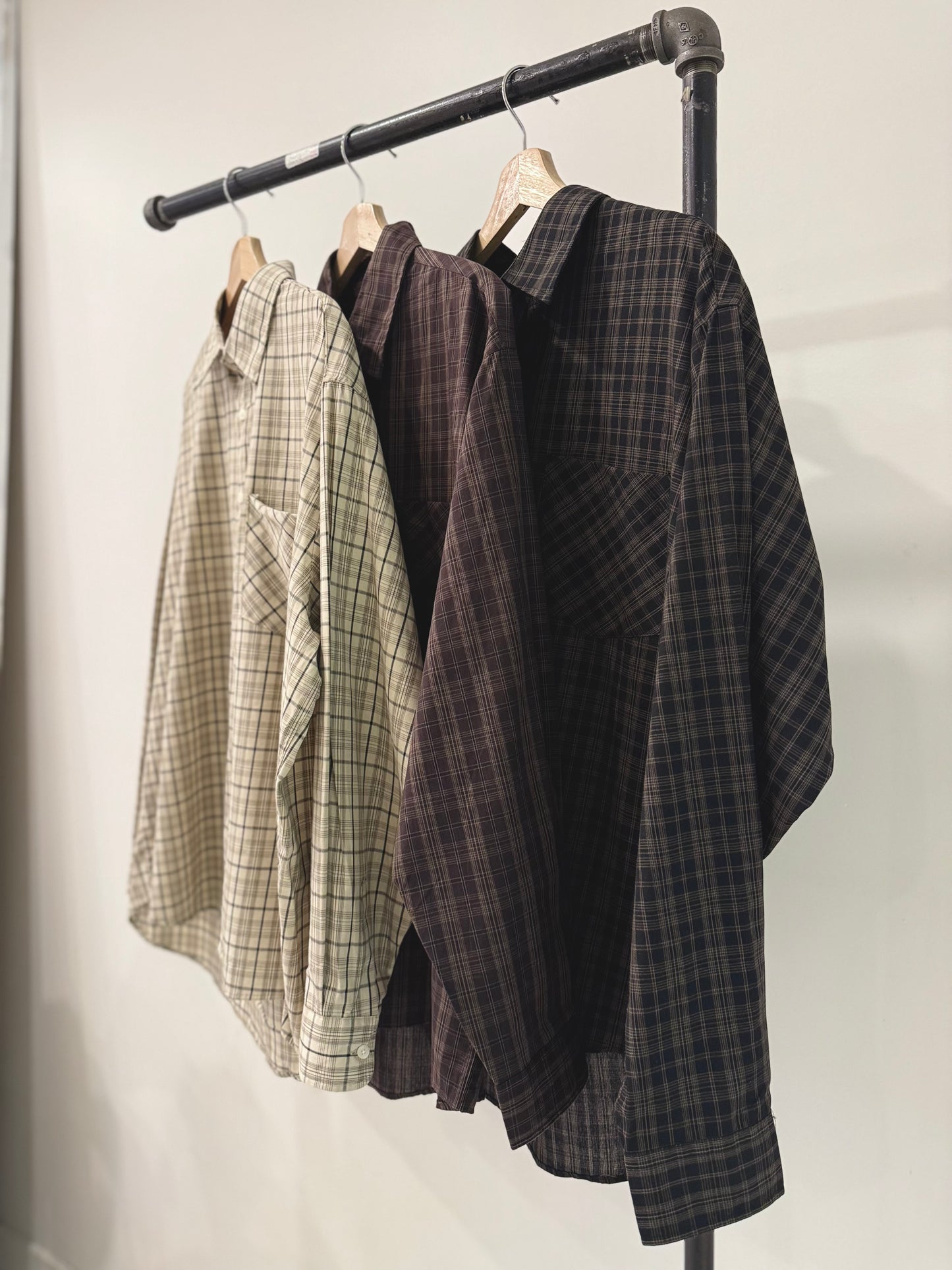 LAO Plaid oversized shirt