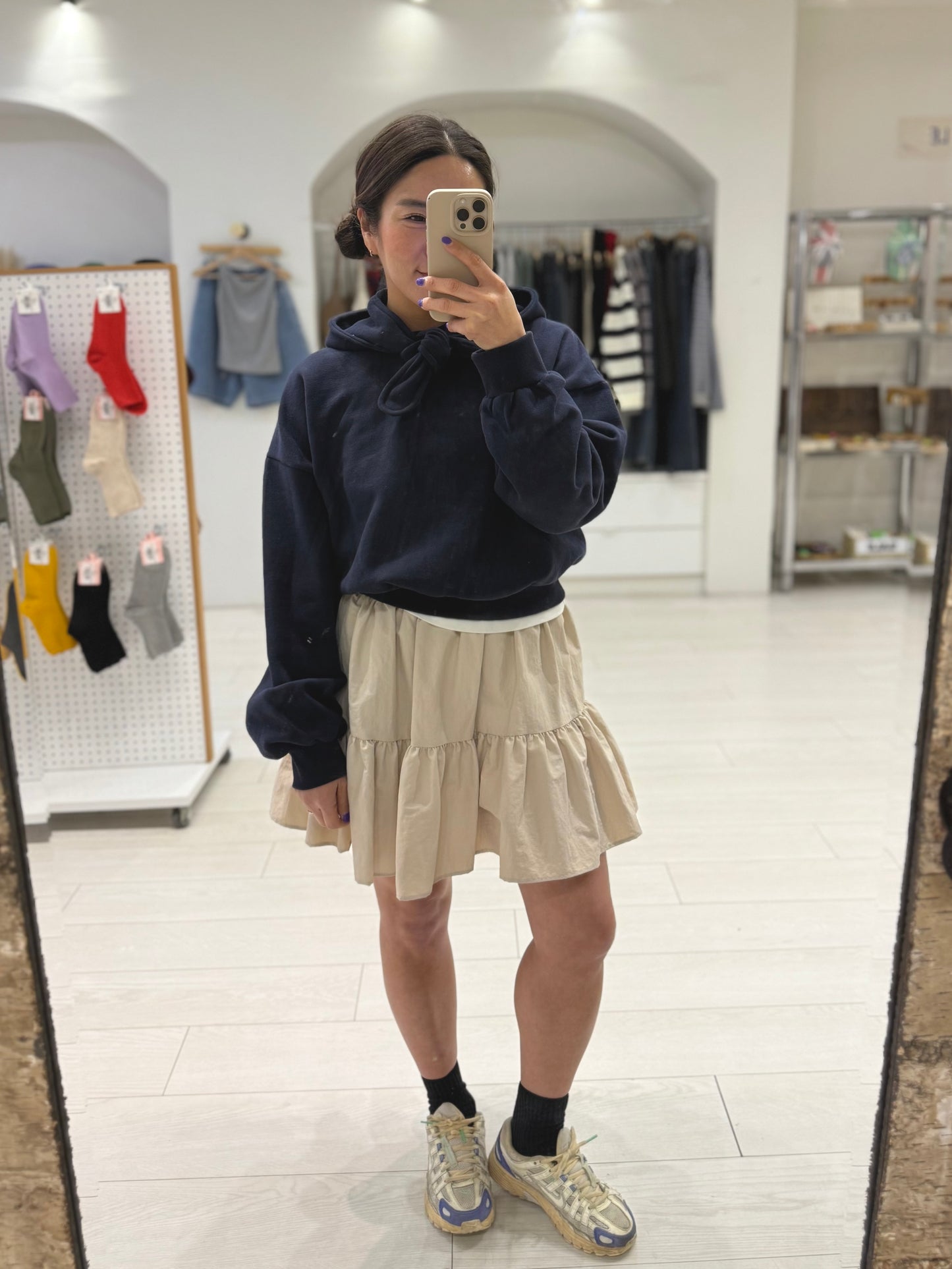 CELLO Tiered mini skirt