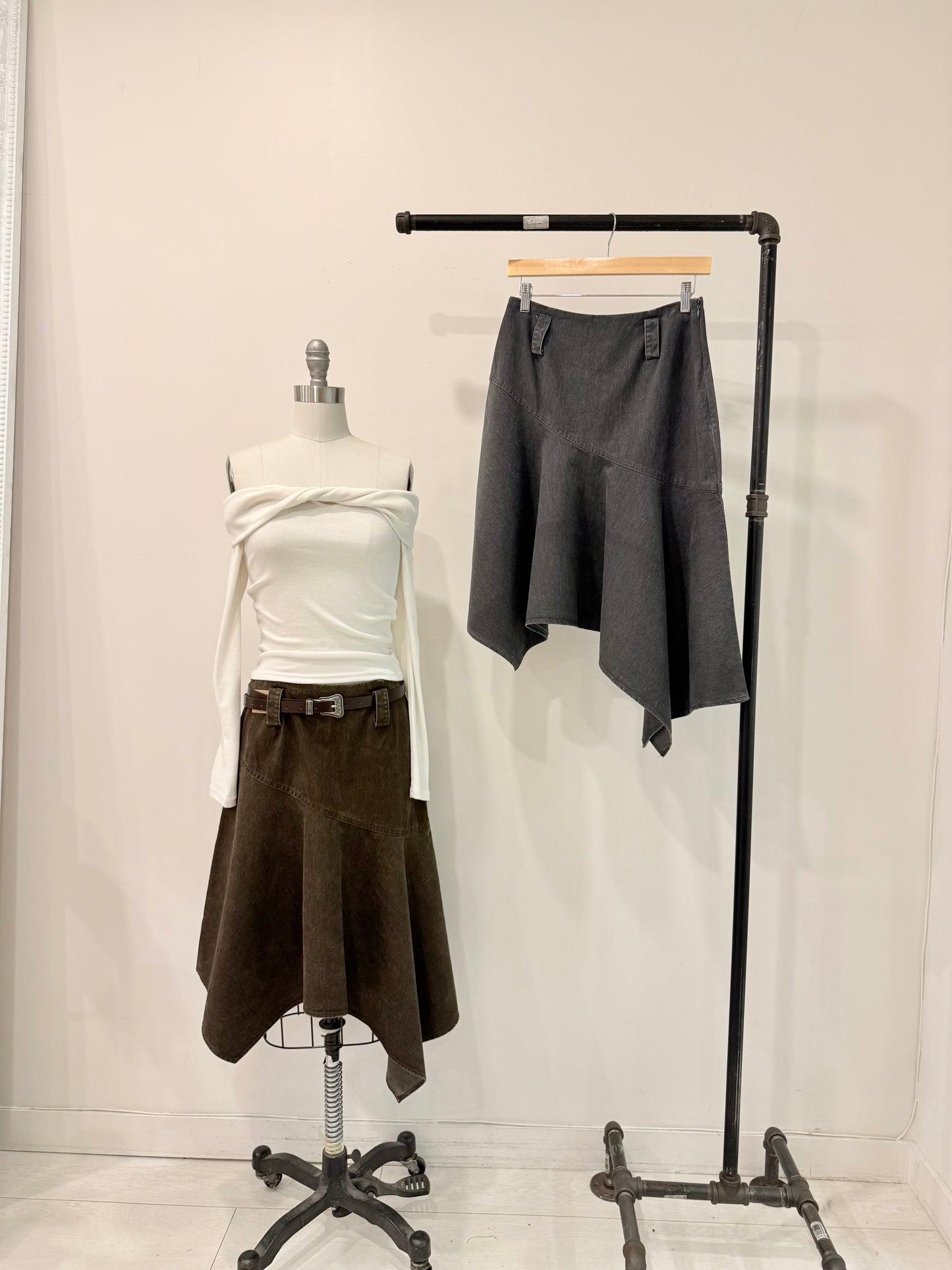 ZOOM Asymmetric A-line skirt