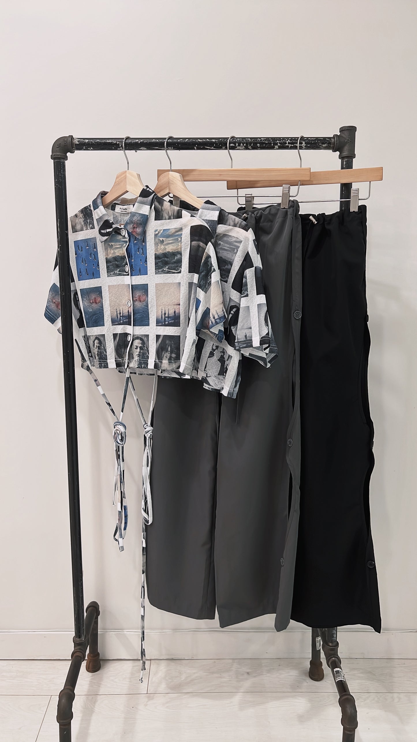 LURK Nylon cutout pants