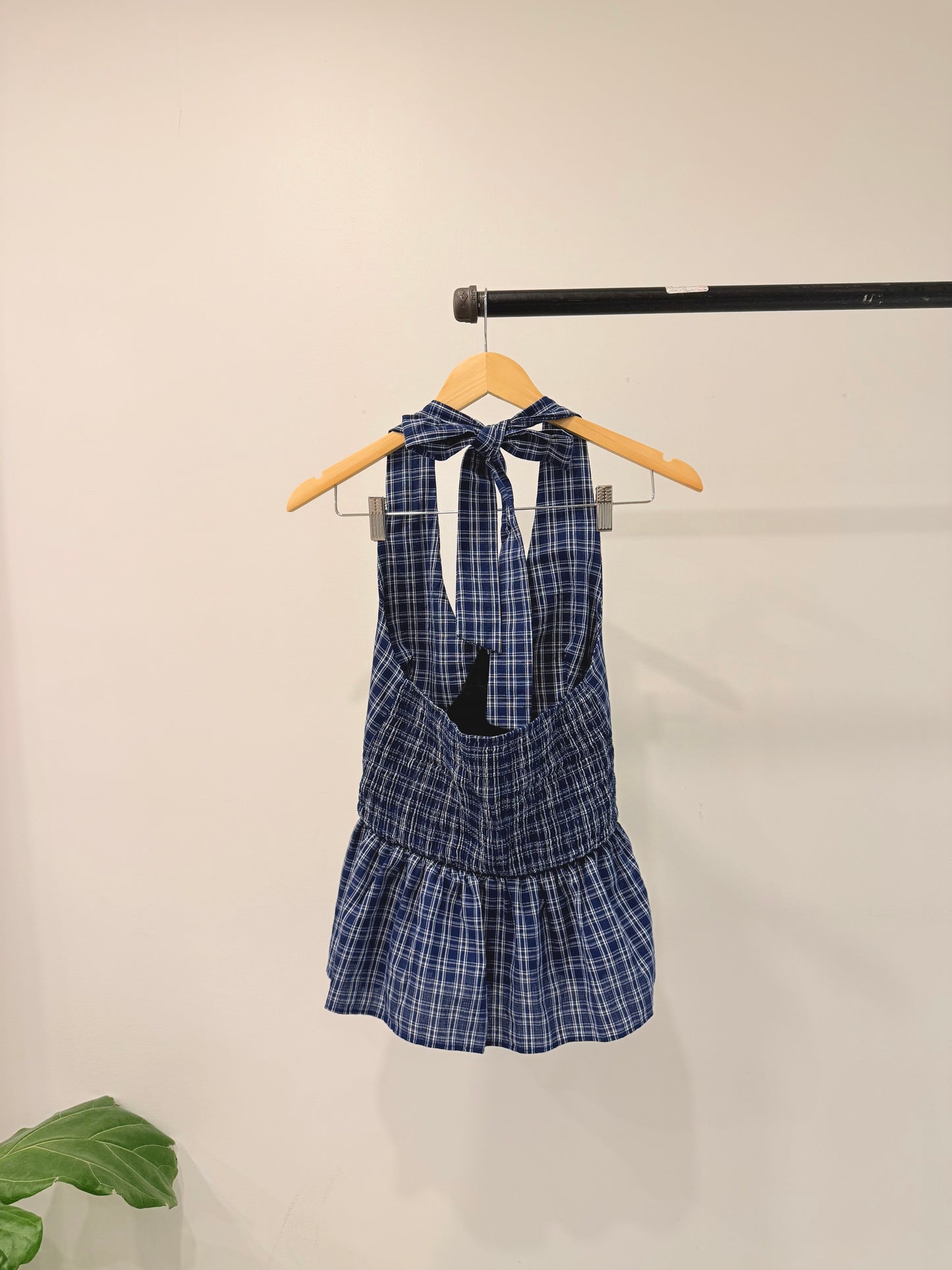 ELEM Plaid halter top