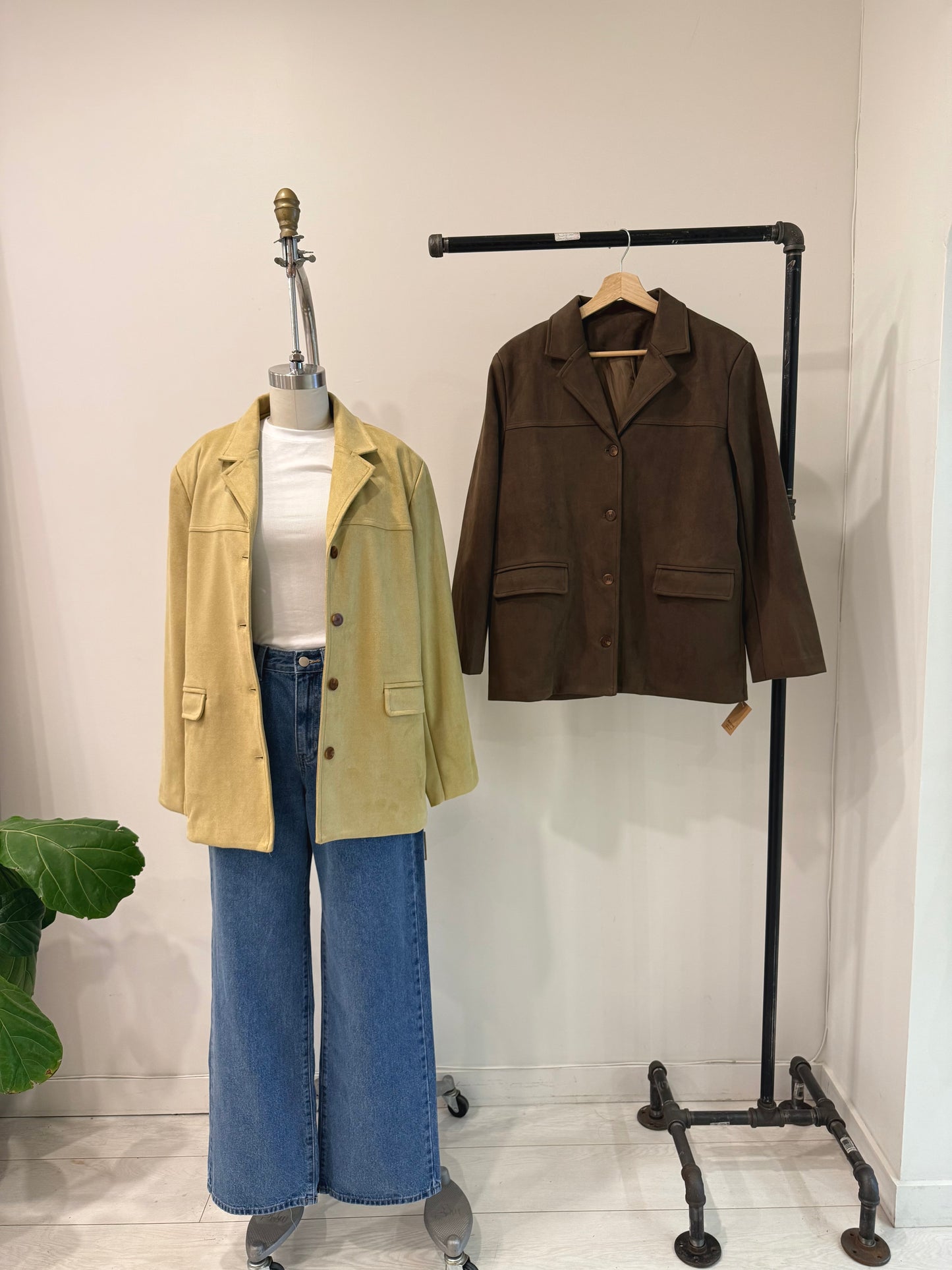 STEP Faux suede jacket