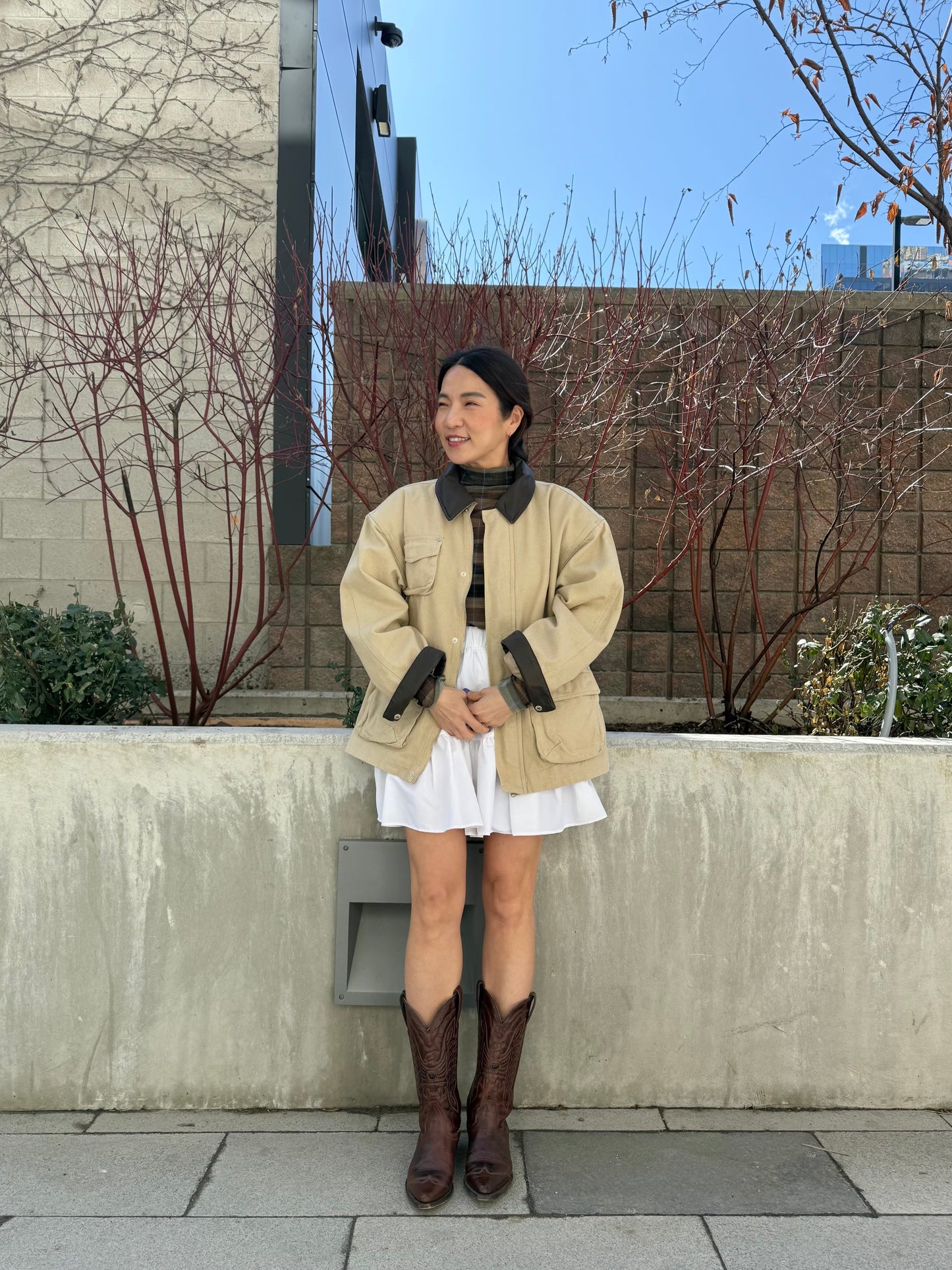 CELLO Tiered mini skirt