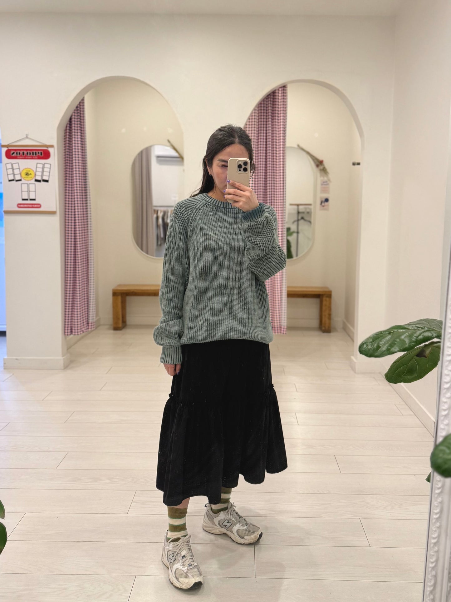 RESSY Maxi tiered skirt
