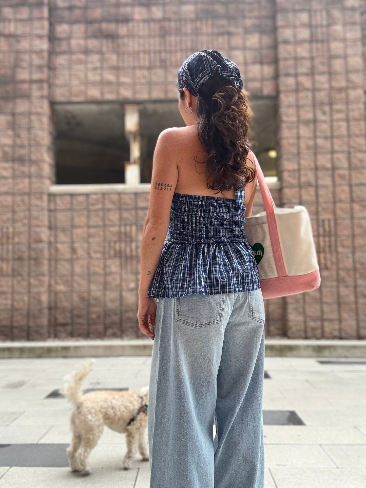 ELEM Plaid halter top