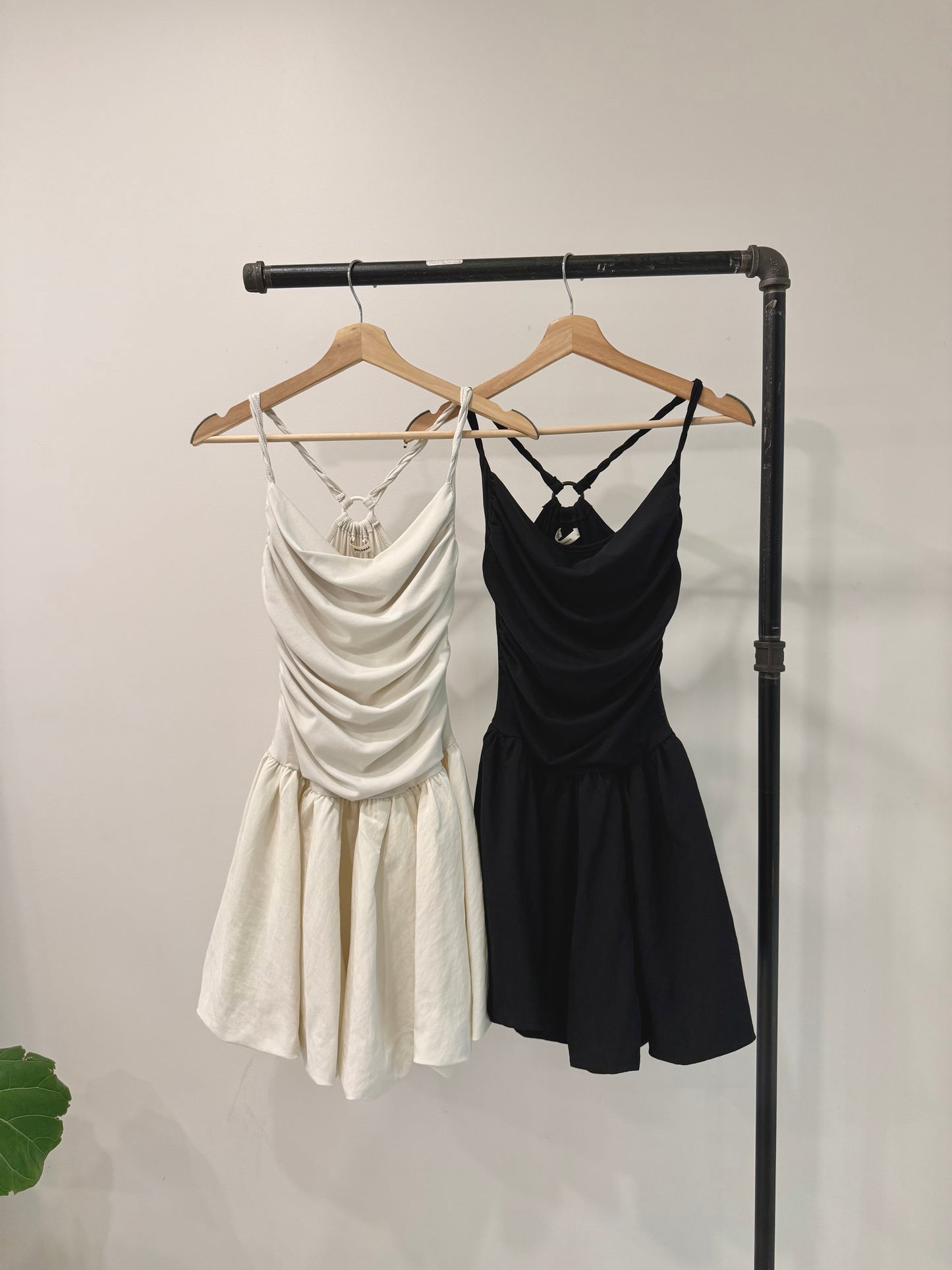 JULES Cowl-neck bubble dress