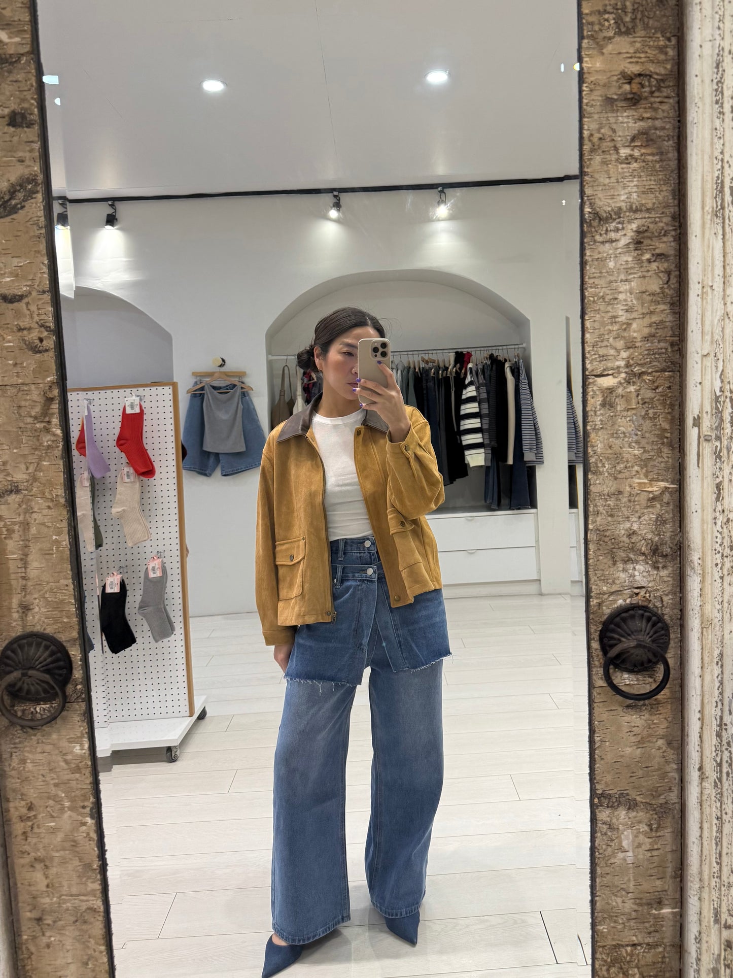 JUST Faux suede jacket