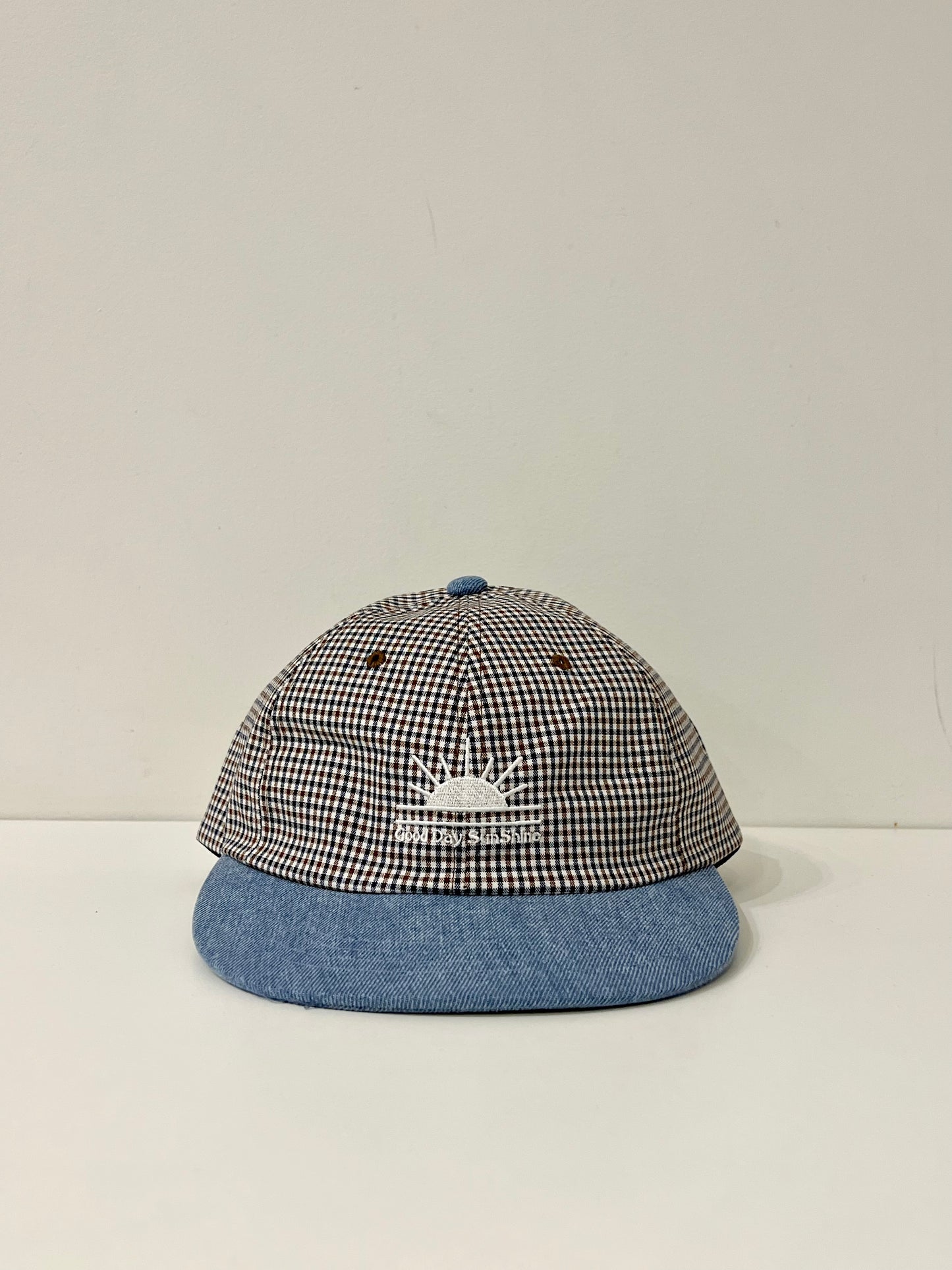 UPPER Glen plaid two-tone cap
