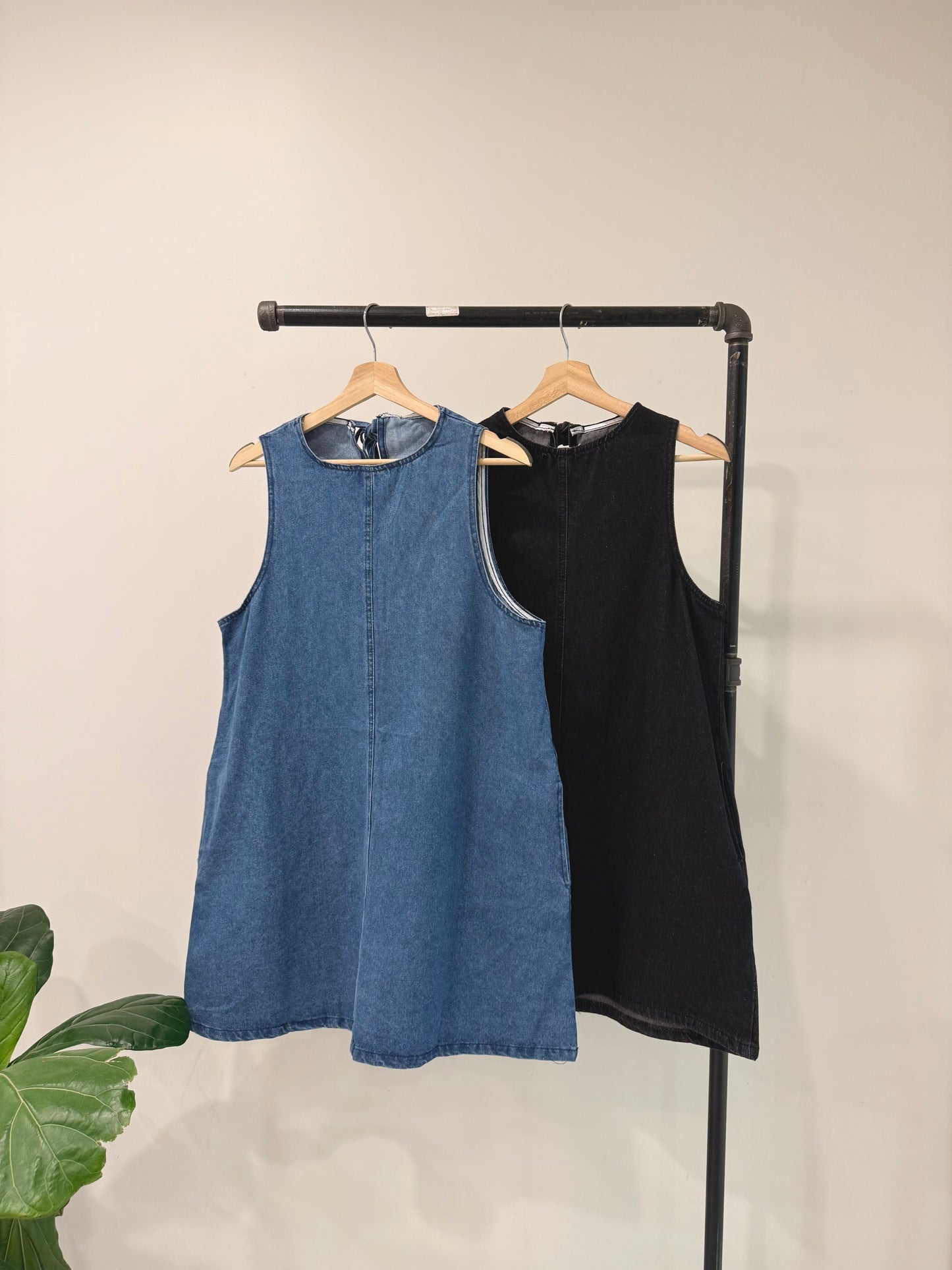 NESSON Denim mini dress