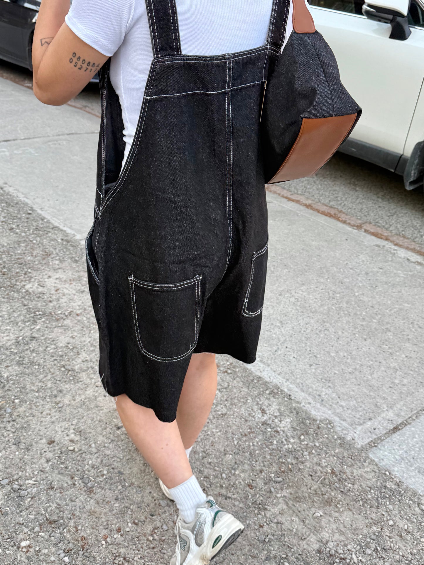 CHOP Raw denim shortalls