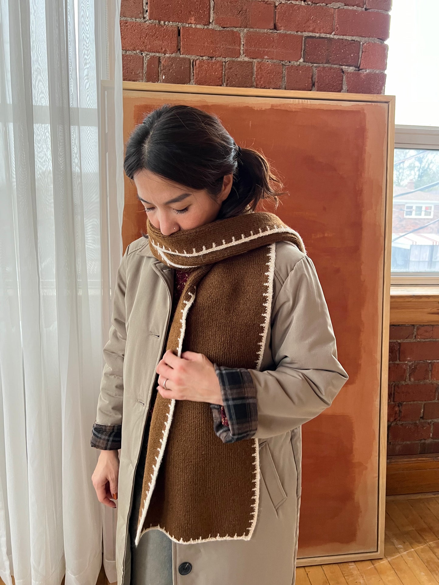WINFRY Stitch scarf