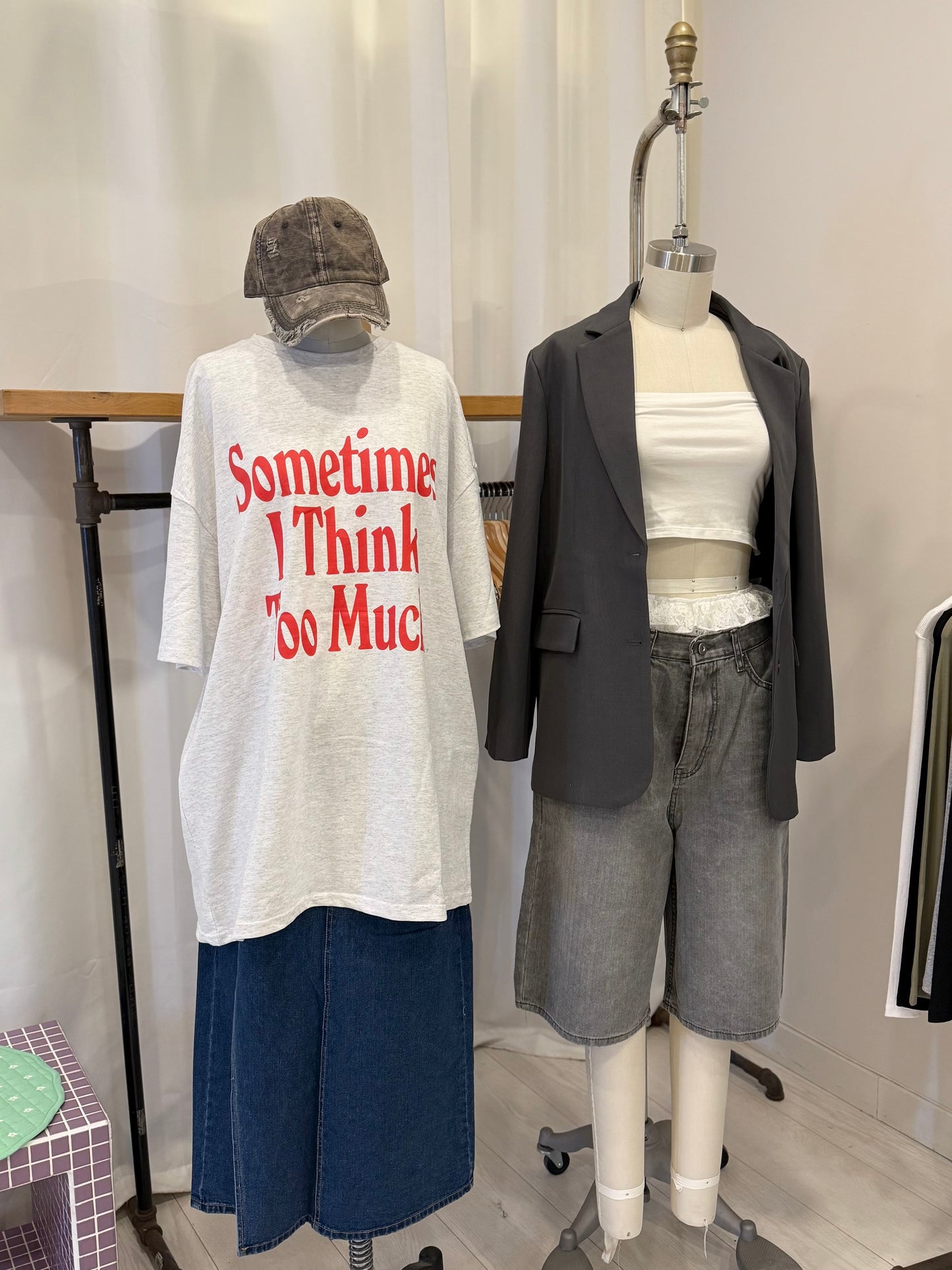 THINK Oversized tee