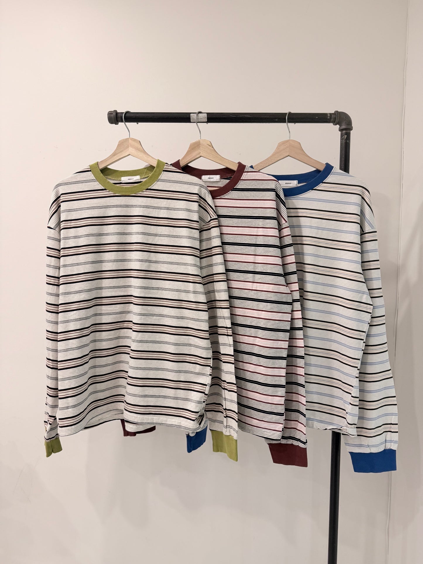 SOLAR Striped long sleeve tee