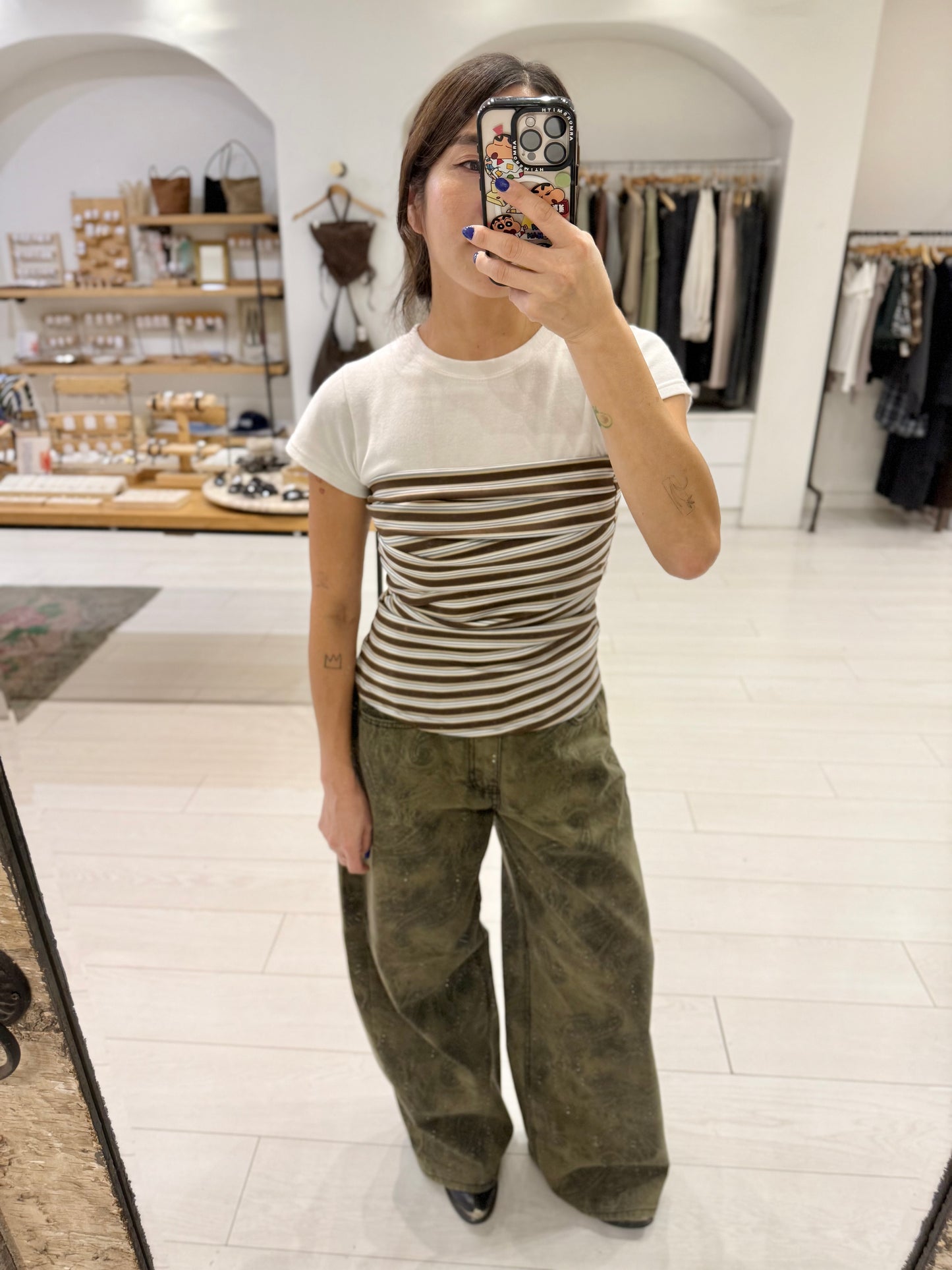 INFO Multi-stripe tubetop