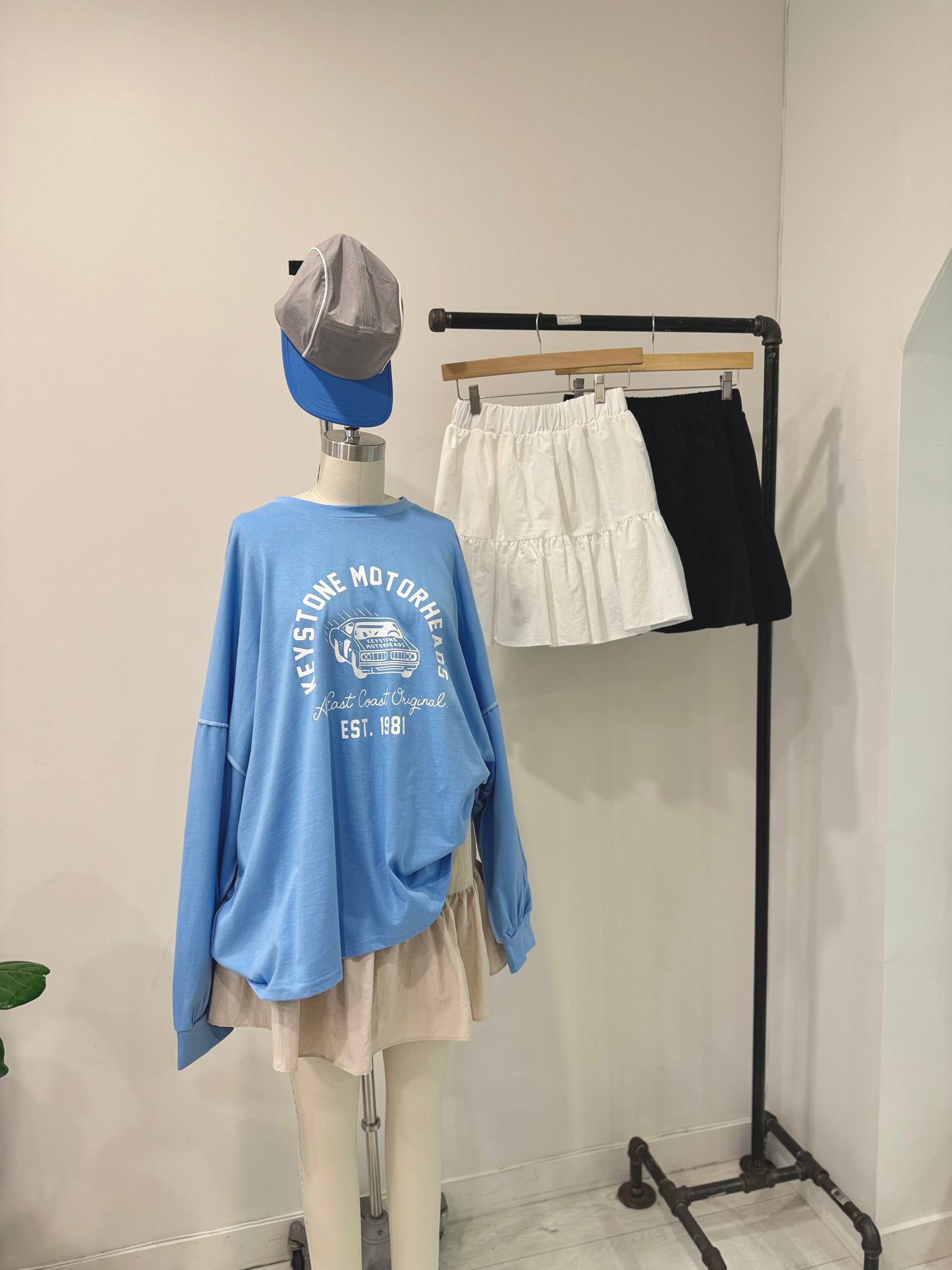CELLO Tiered mini skirt