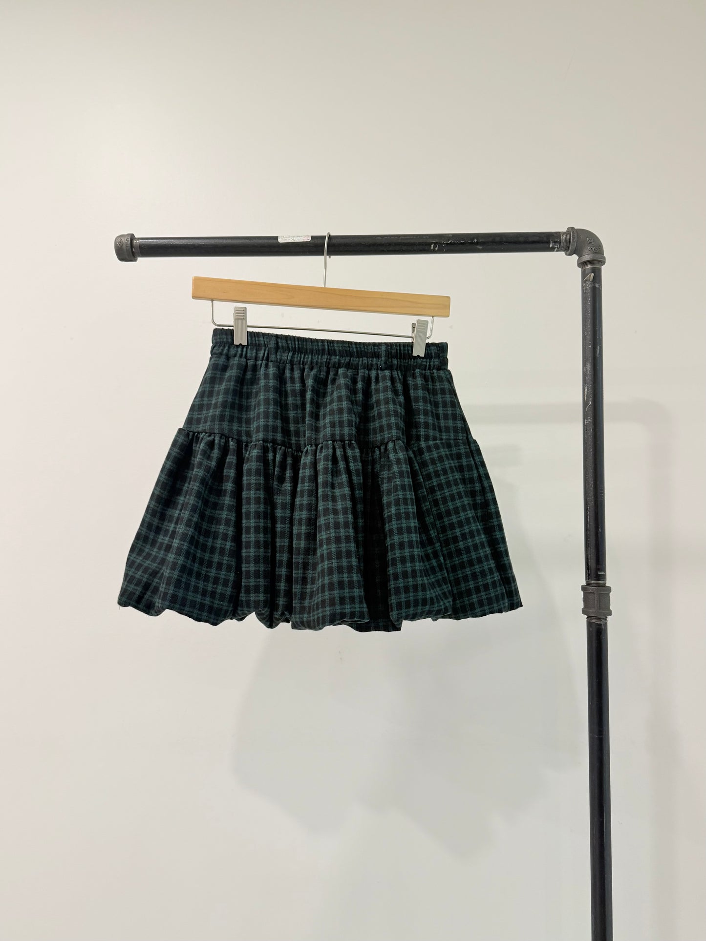 EASY Plaid mini skirt