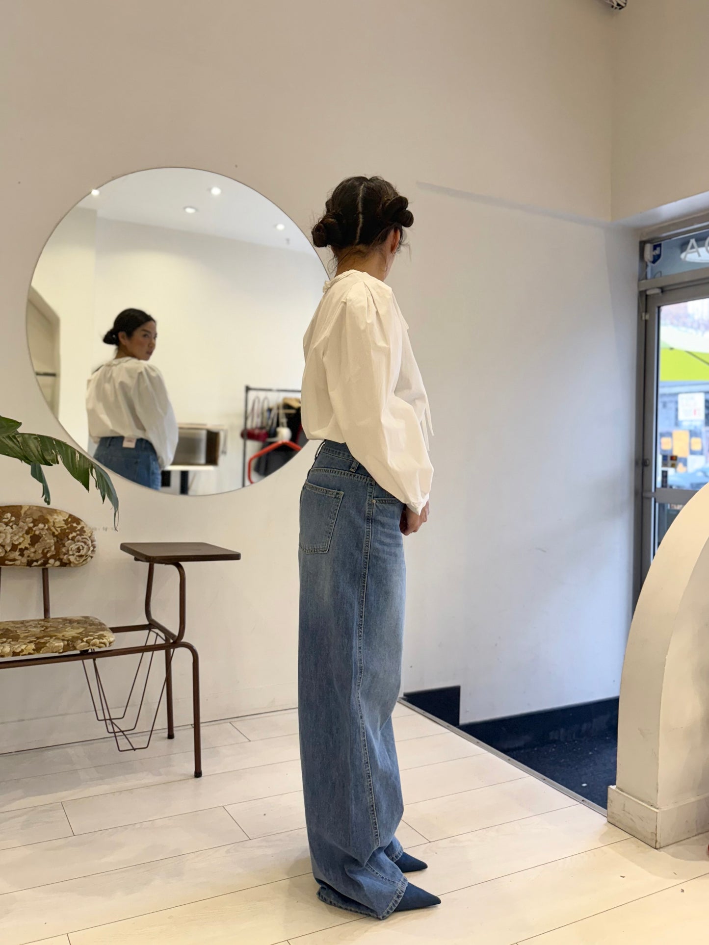 JUICE Diagonal seam jeans