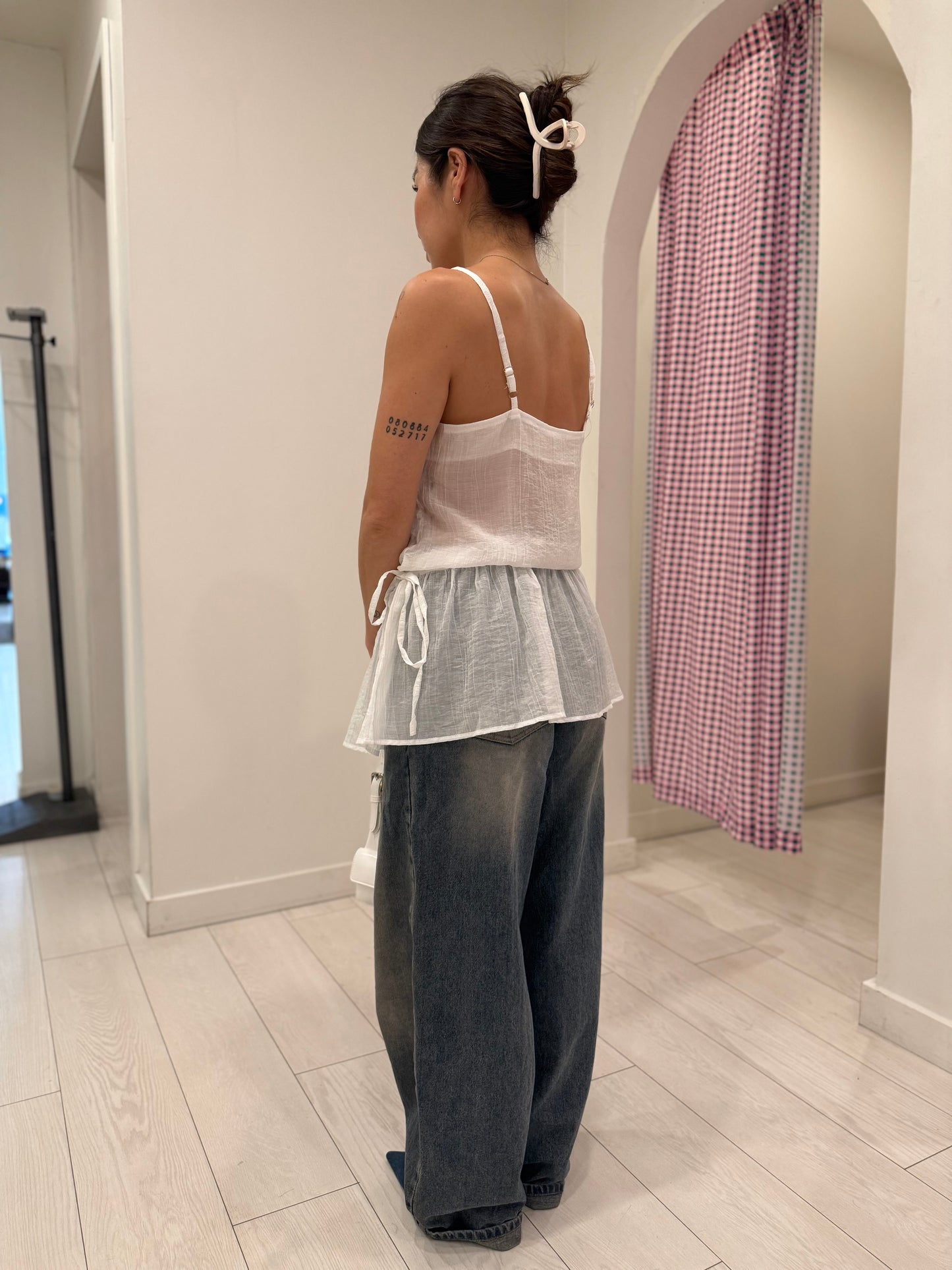 TRISTY Sheer tank dress