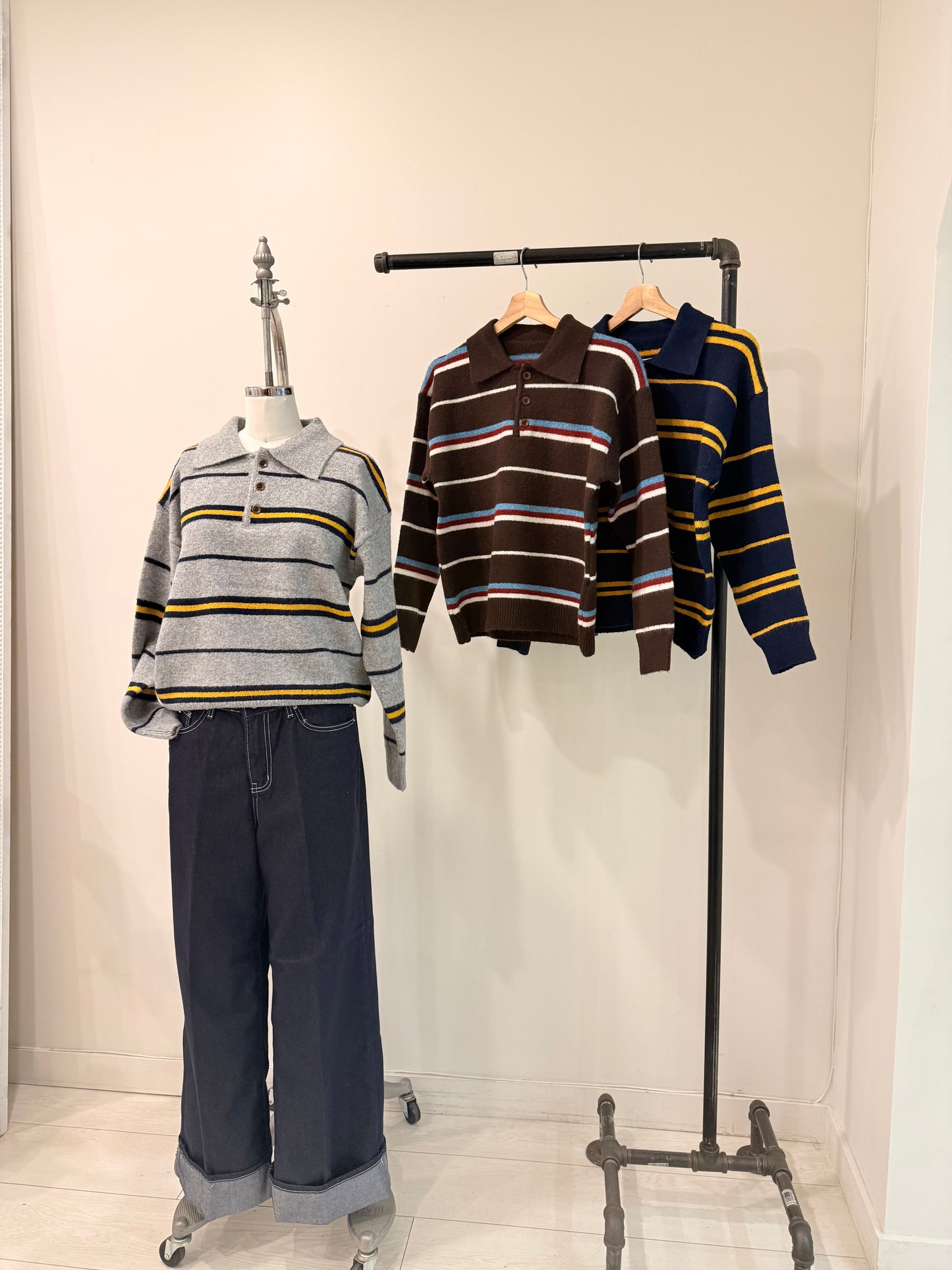 NEAT Oversized striped sweater