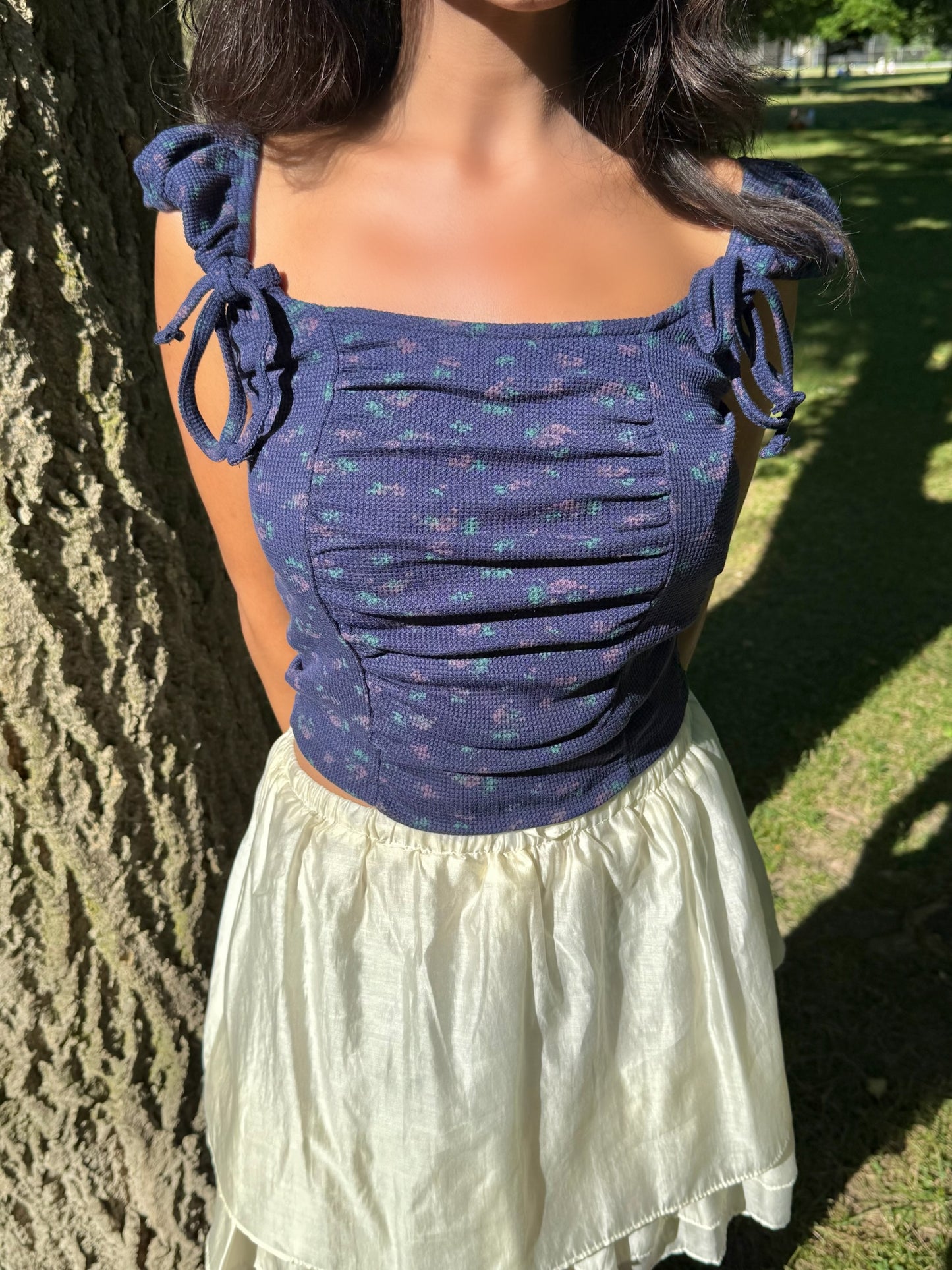 PENS Floral print top
