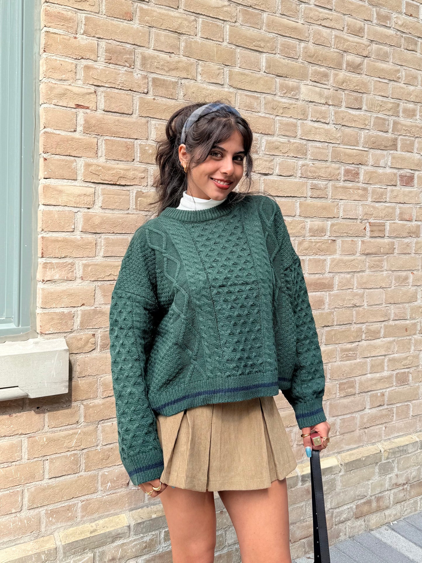 WENA Cable-knit sweater