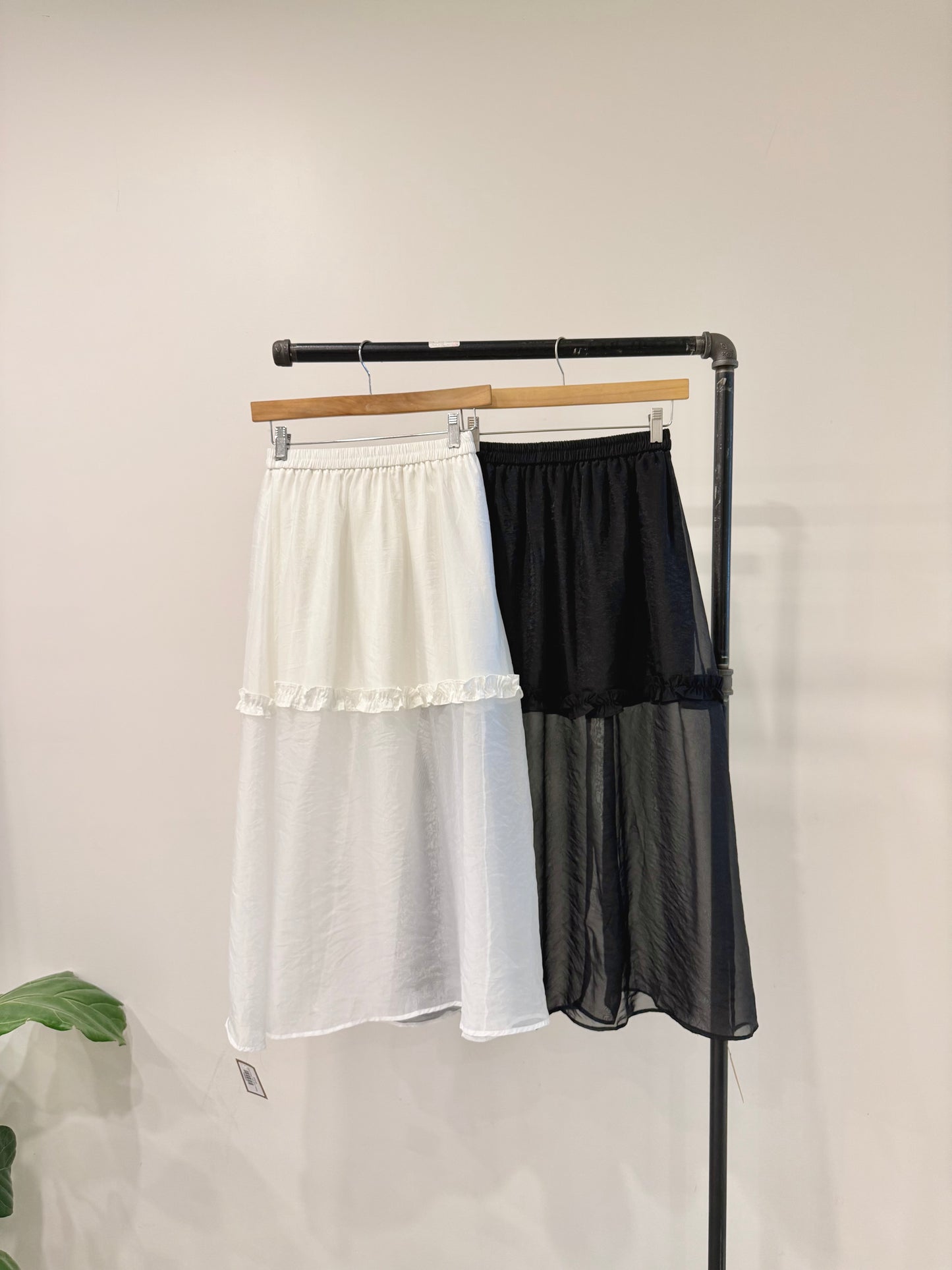 DANI Sheer maxi skirt