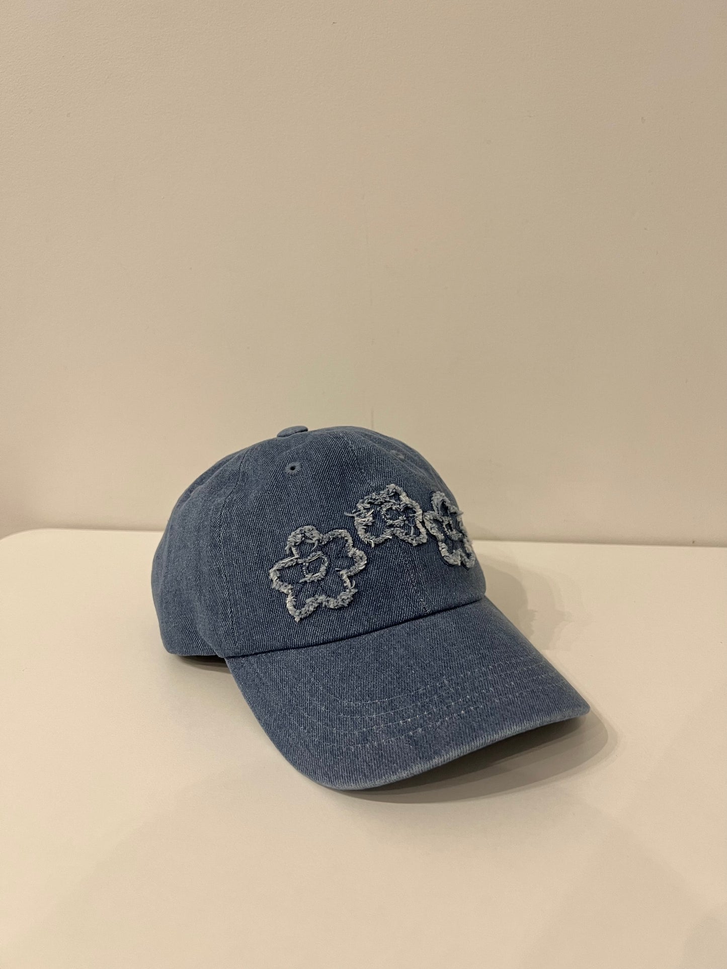HII Flower patch denim cap