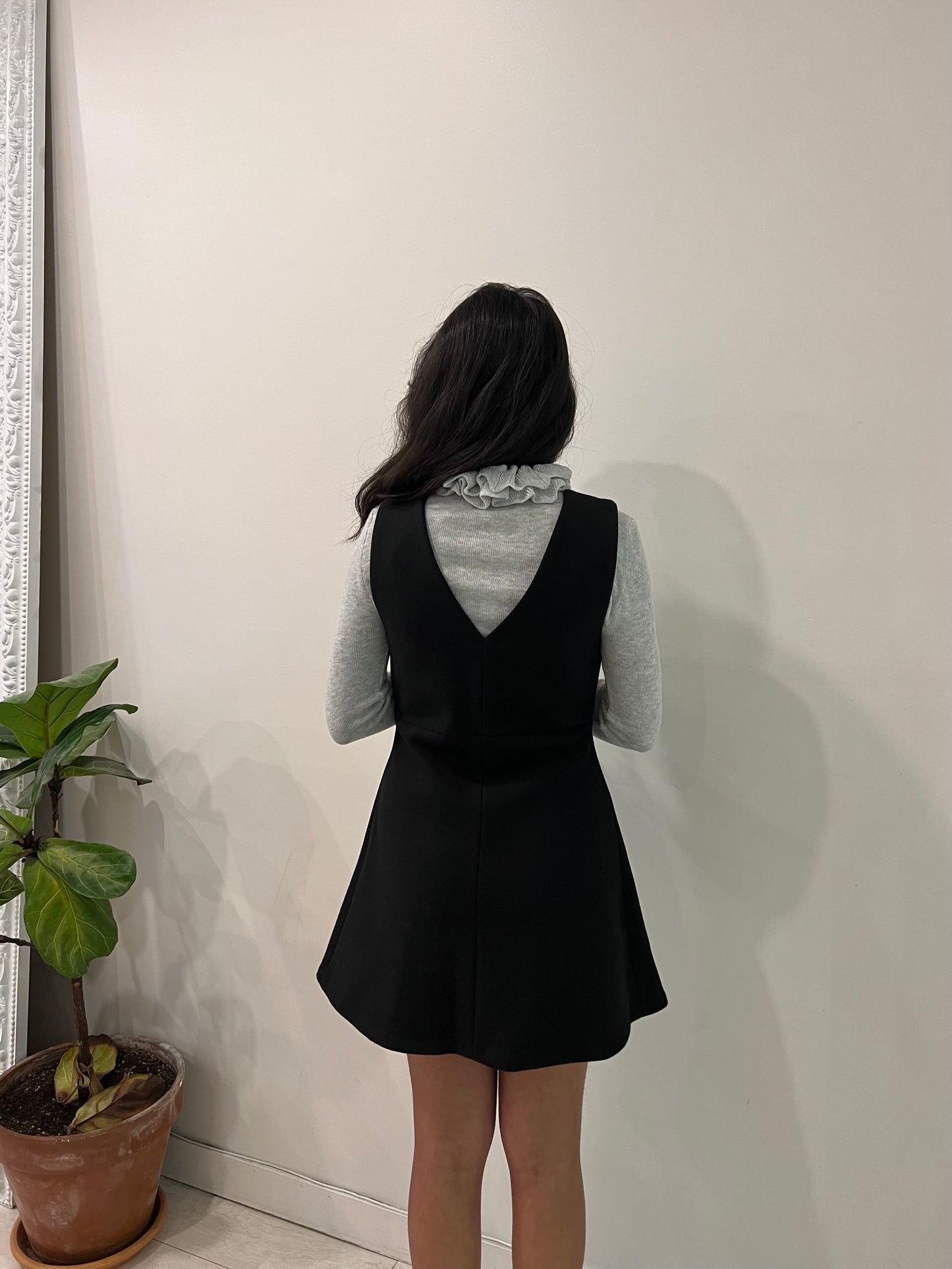 AURORA Wool mini dress