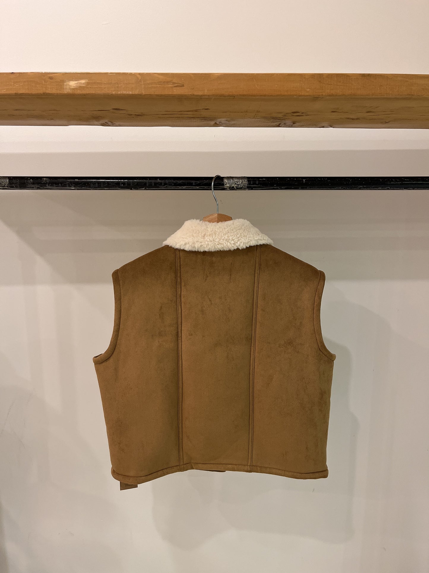 SANK Shearling vest
