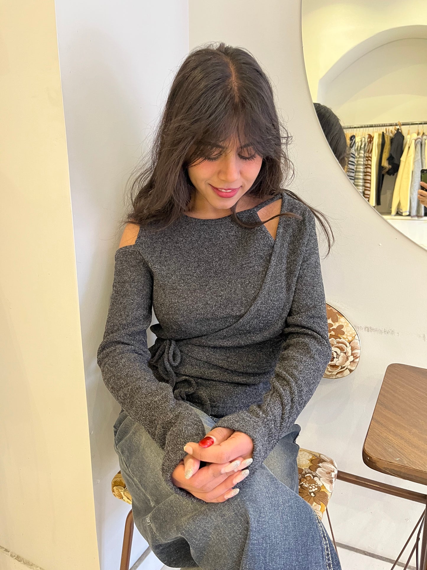 ANNA Cutout top