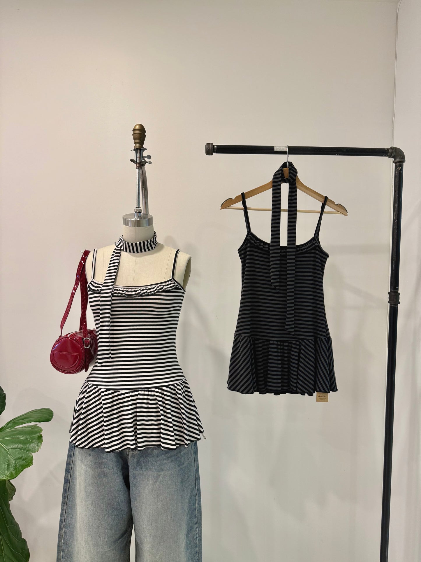 POPO Stripe mini dress/tank
