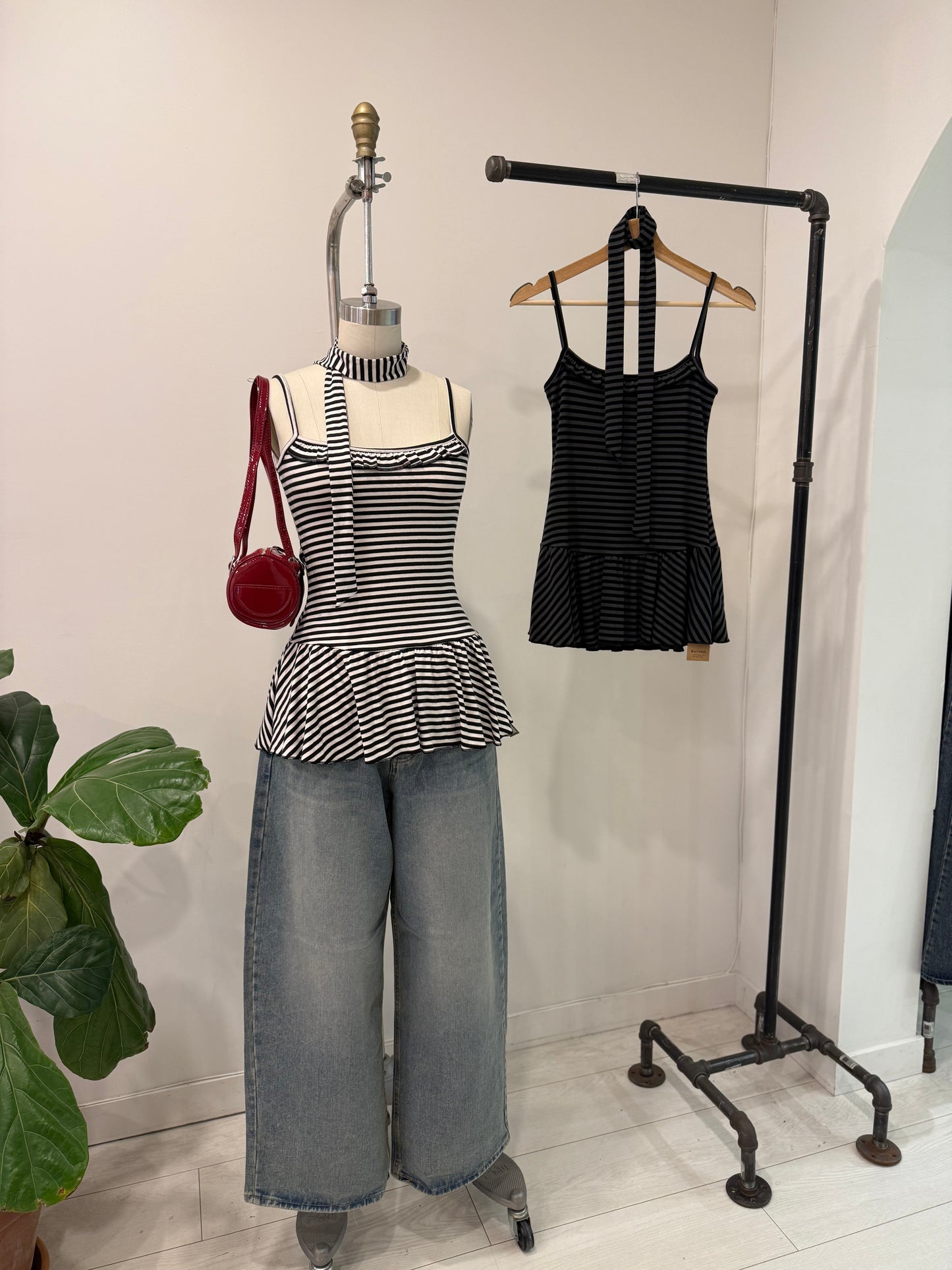 POPO Stripe mini dress/tank