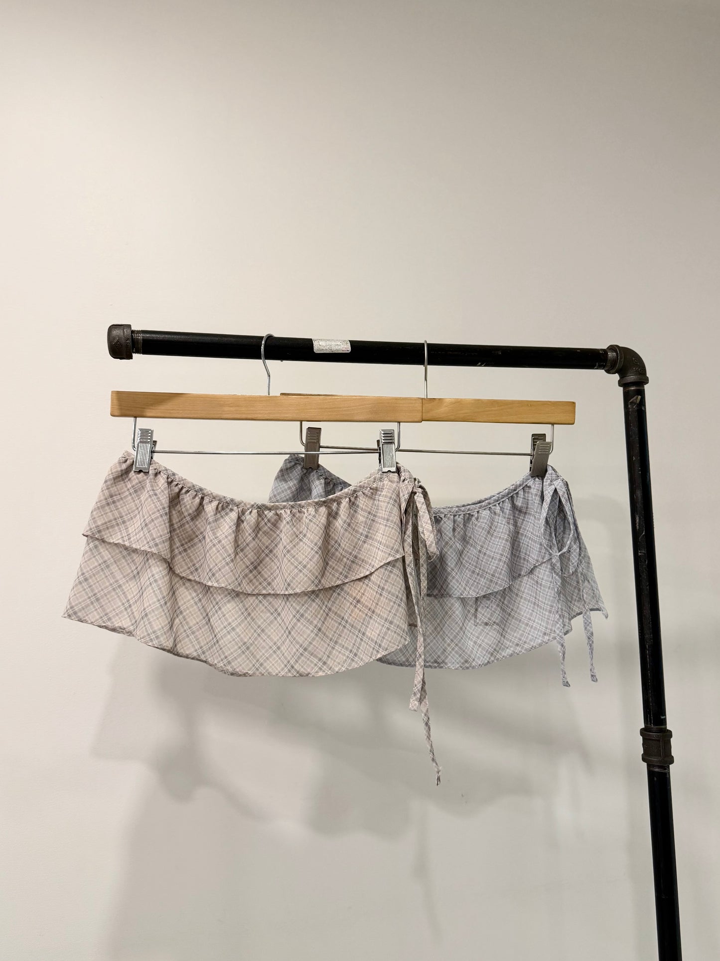 YOCO Overlay micro wrap skirt
