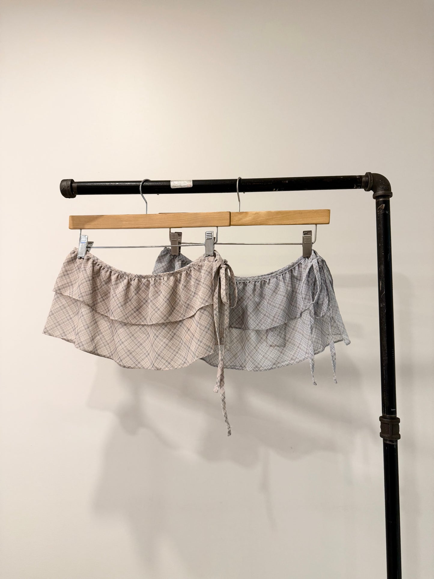 YOCO Overlay micro wrap skirt