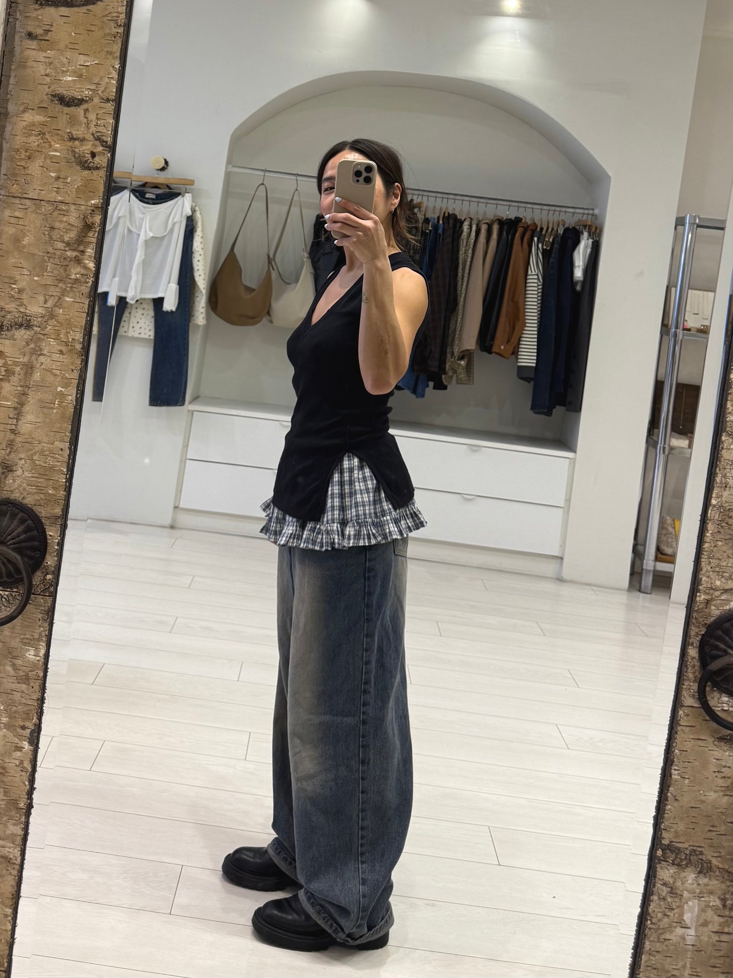 NAEL Micro overlay skirt