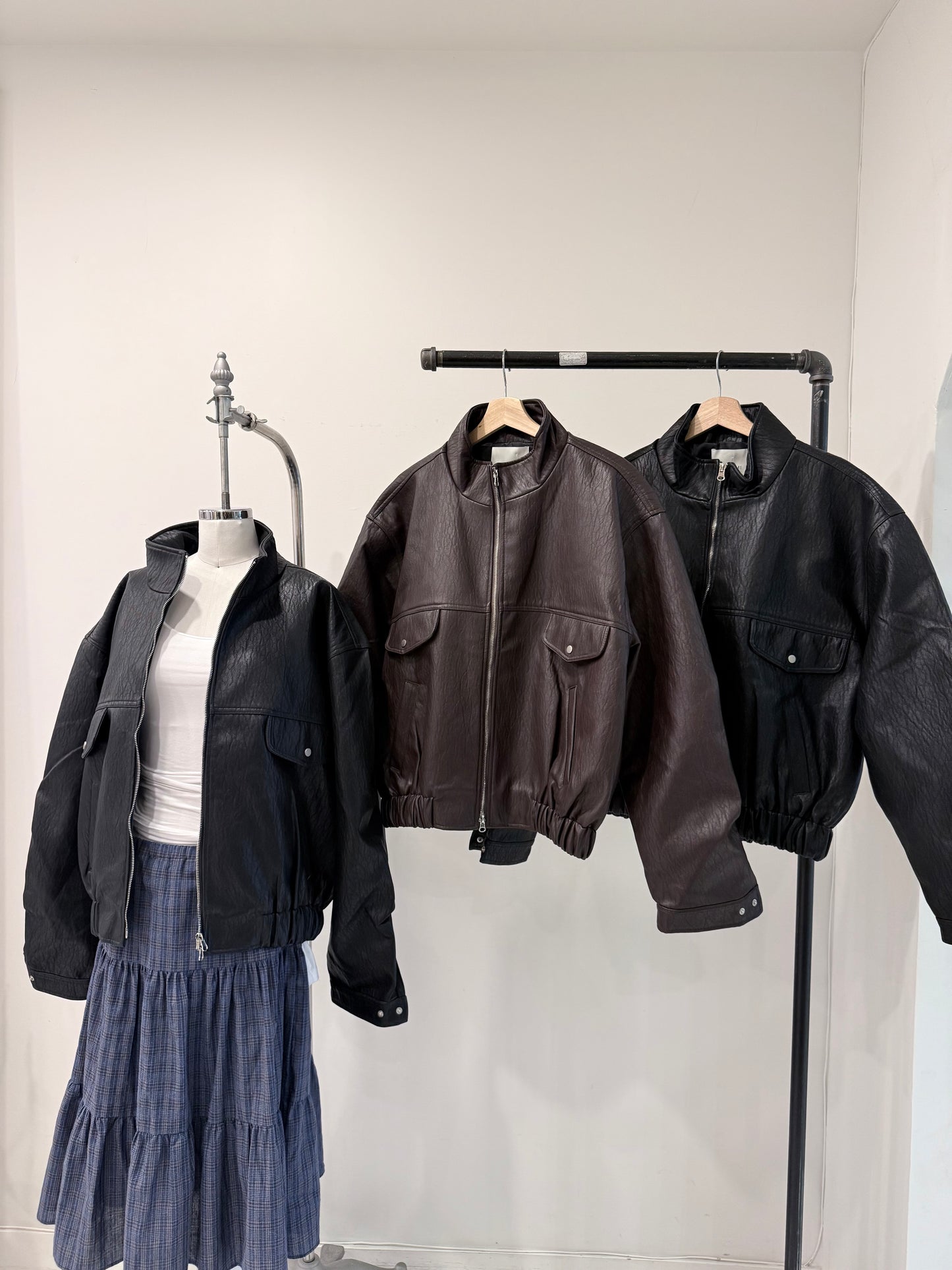 DREW Vegan leather jacket