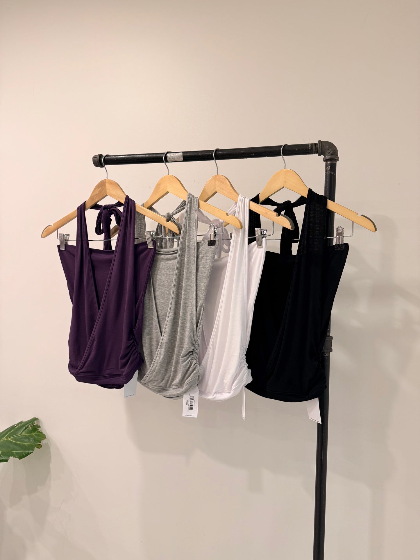 SHOLA Multi-way halter top