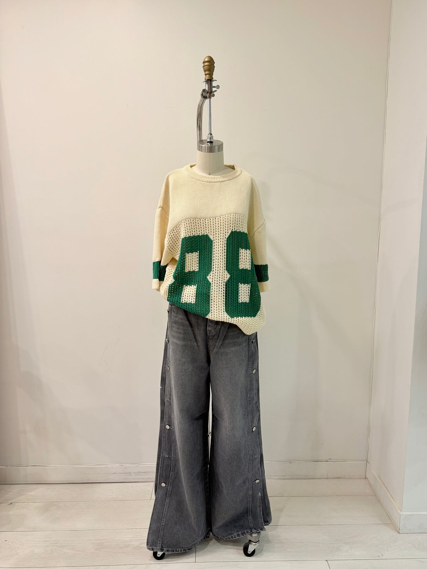 PLEX 88 oversized crochet top