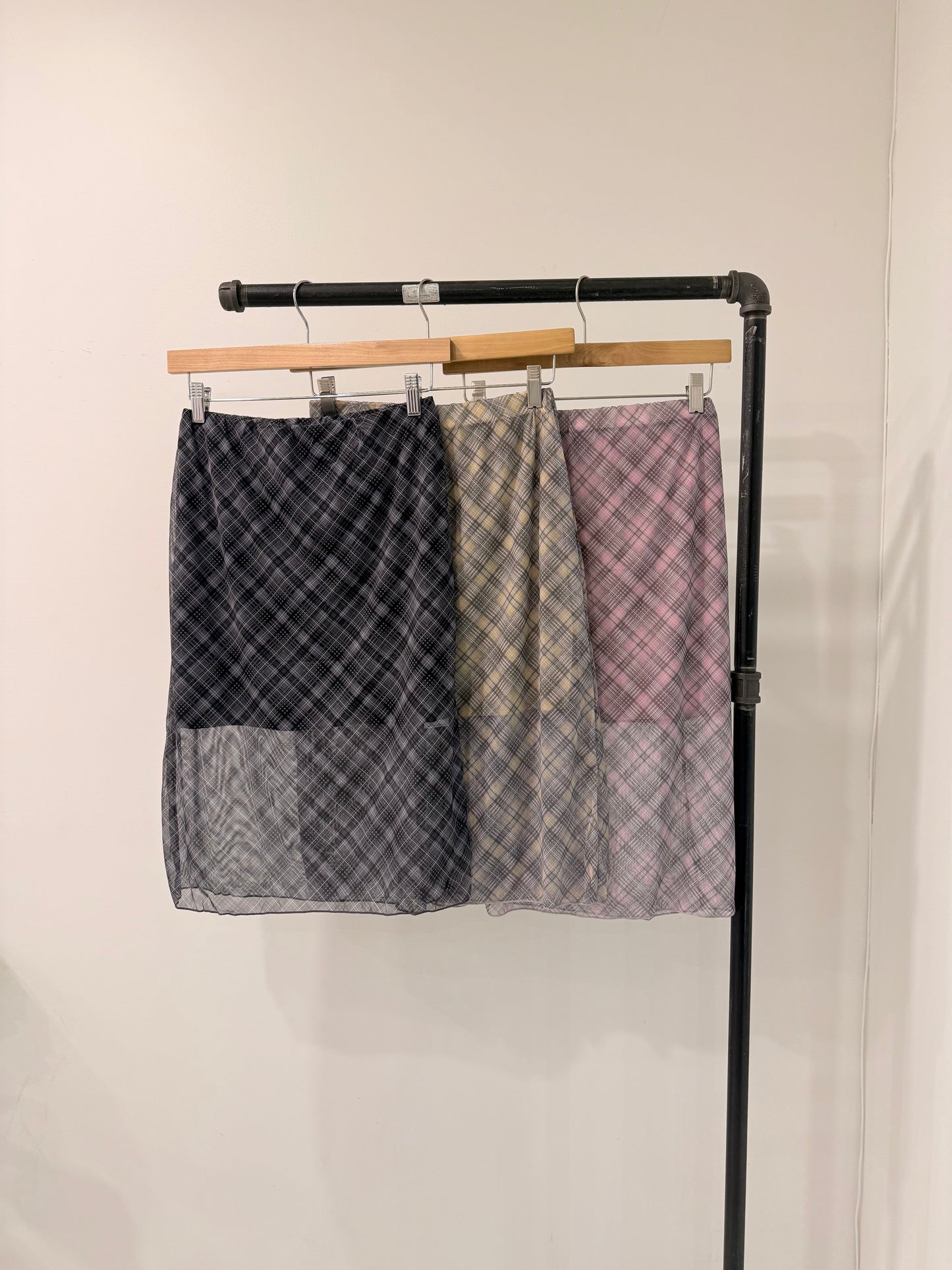 PING Printed mesh skirt